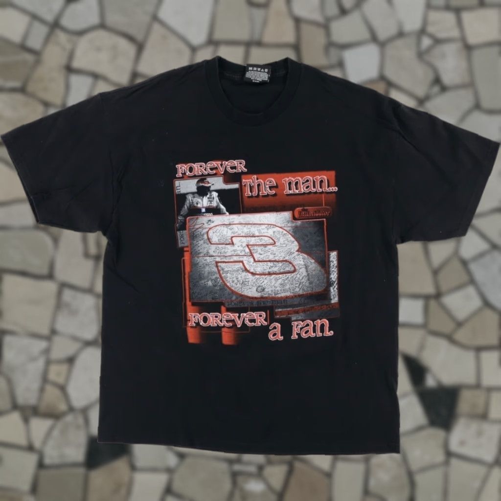 Chase Authentics VTG Chase Authentics Dale Earnhardt Forever the Man Black T-Shirt Men's L Shirt Size US L / EU 52-54 / 3 - 1 Thumbnail