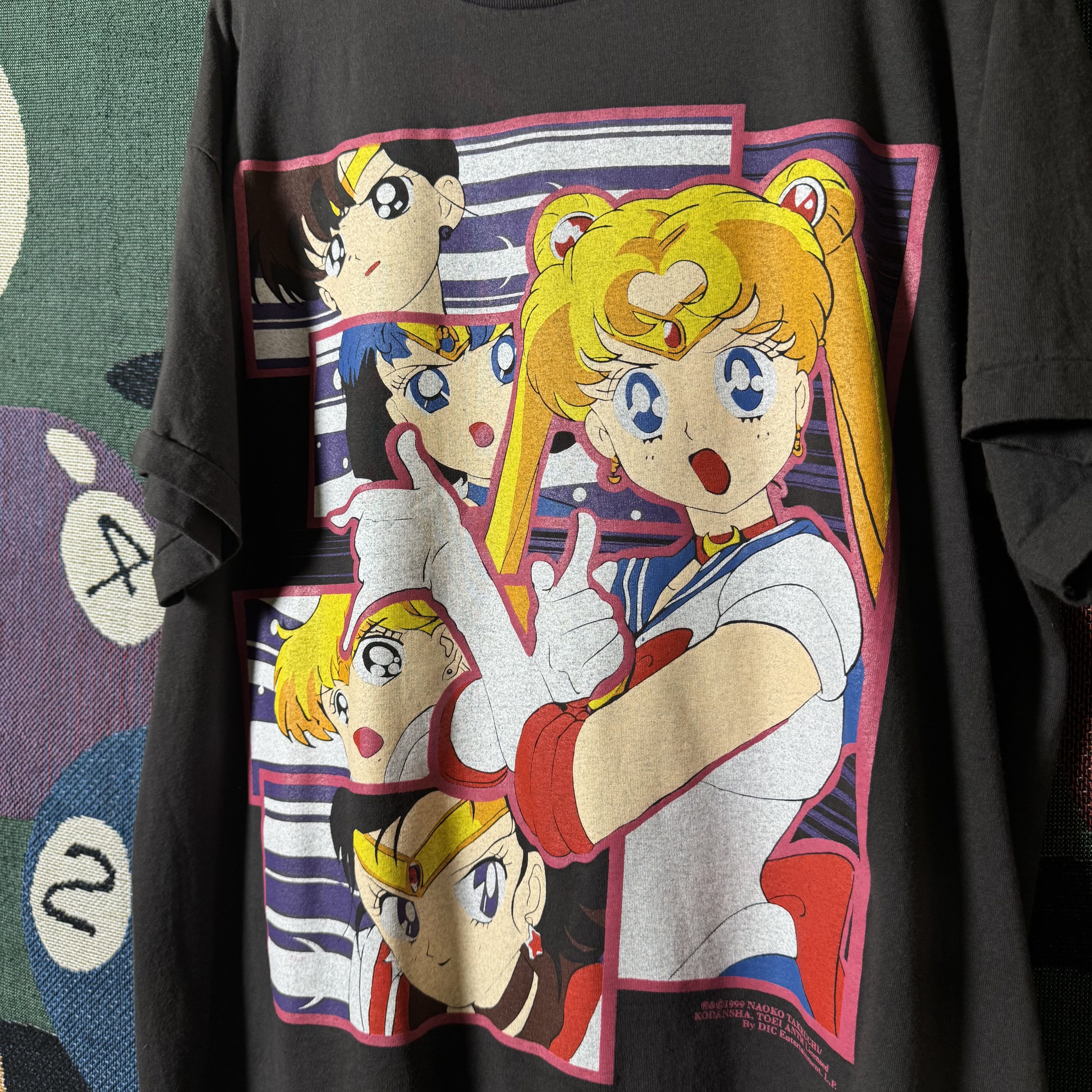 Vintage Vintage 1999 Sailor Moon Anime tee Size US XL / EU 56 / 4 - 3 Thumbnail