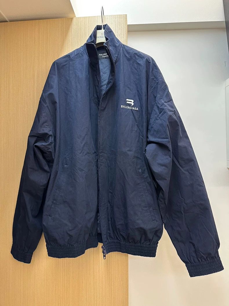 Balenciaga Balenciaga Embroidered Logo Sports Blazer Jacket Size US S / EU 44-46 / 1 - 1 Thumbnail