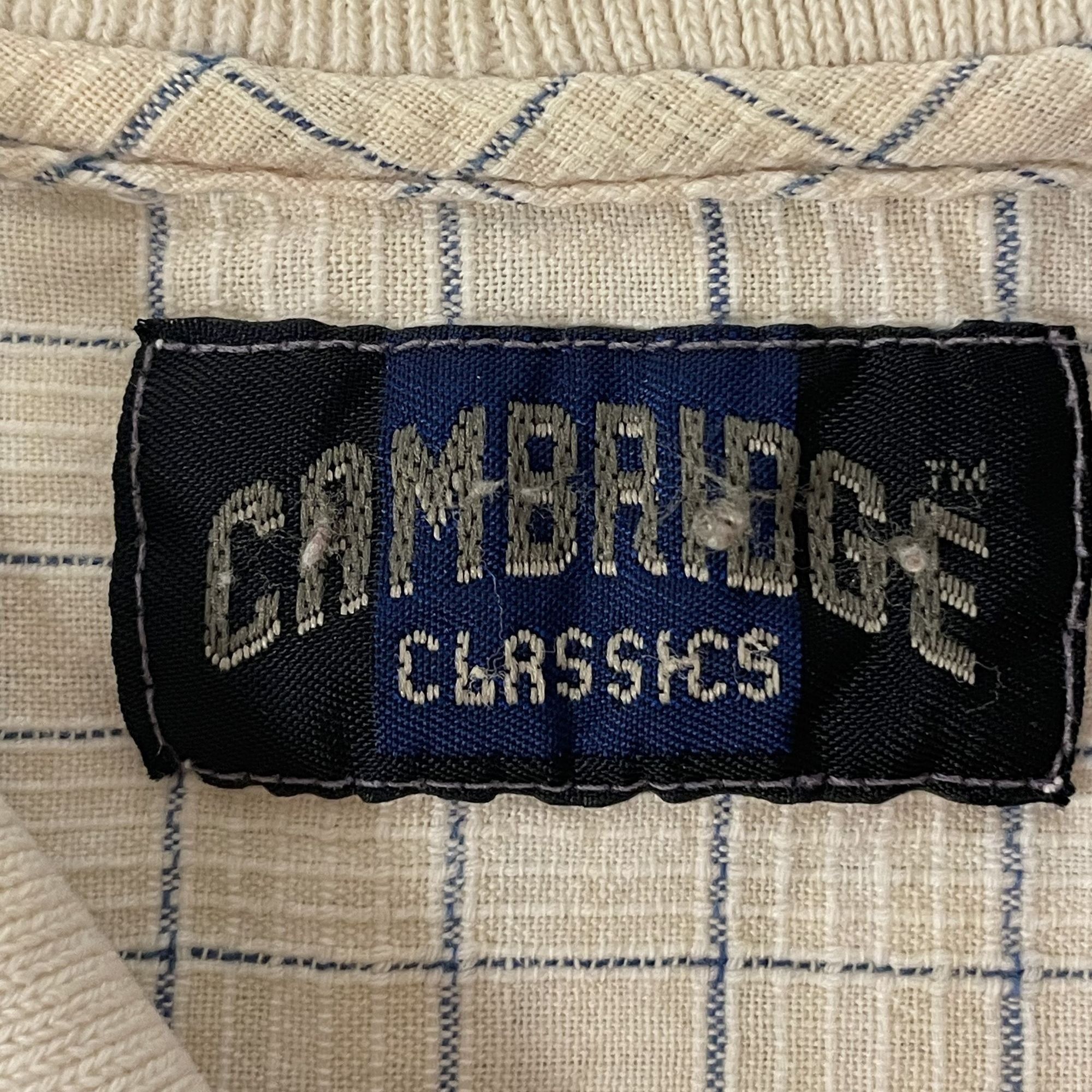 Other Vtg 50’s Style Cambridge TEXTURED Check Rockabilly Shirt Size US M / EU 48-50 / 2 - 5 Thumbnail
