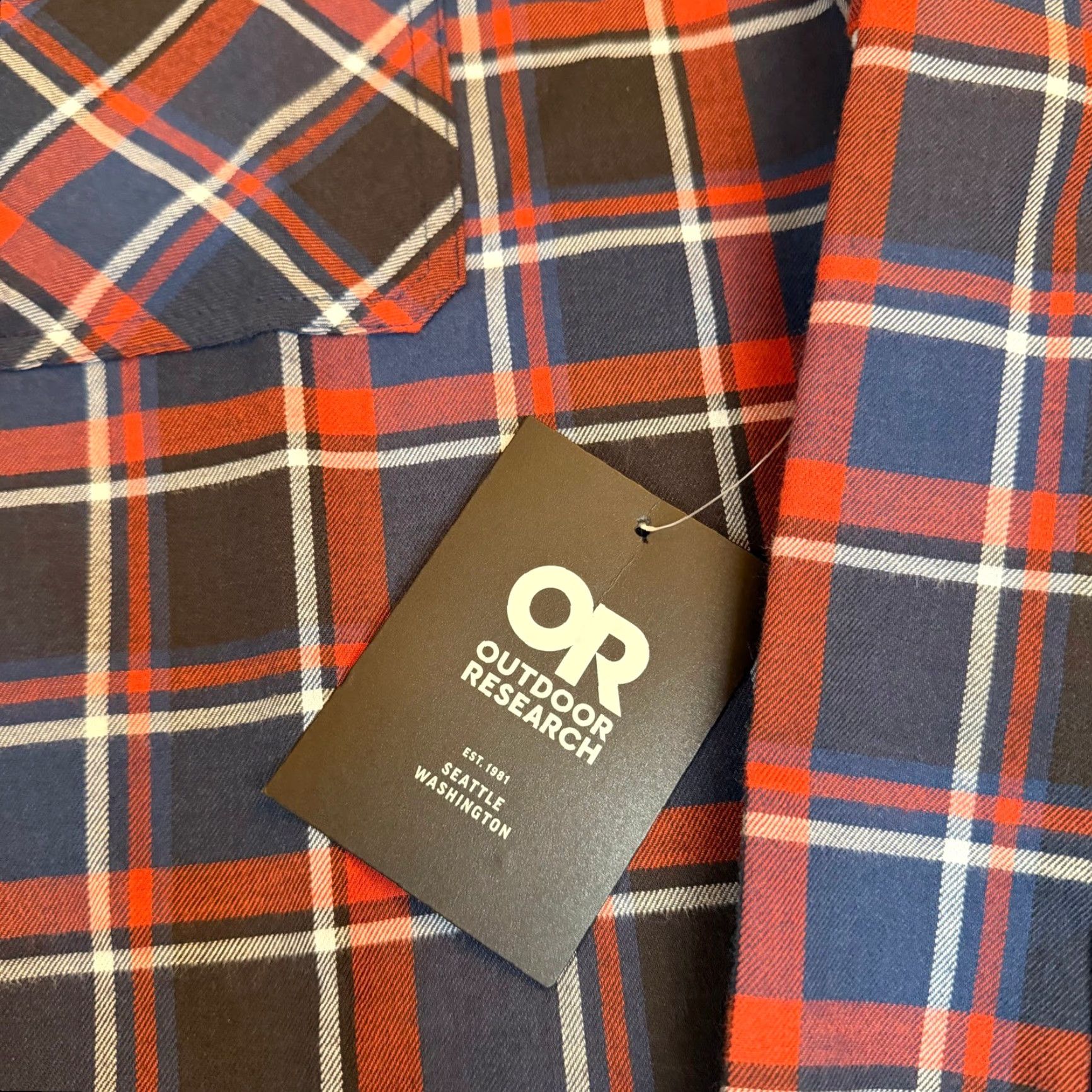 Outdoor Research Outdoor Research Ravenna Flannel Shirt Mens XXL 2XL Cenote Plaid 322031 NWT Size US XXL / EU 58 / 5 - 2 Thumbnail
