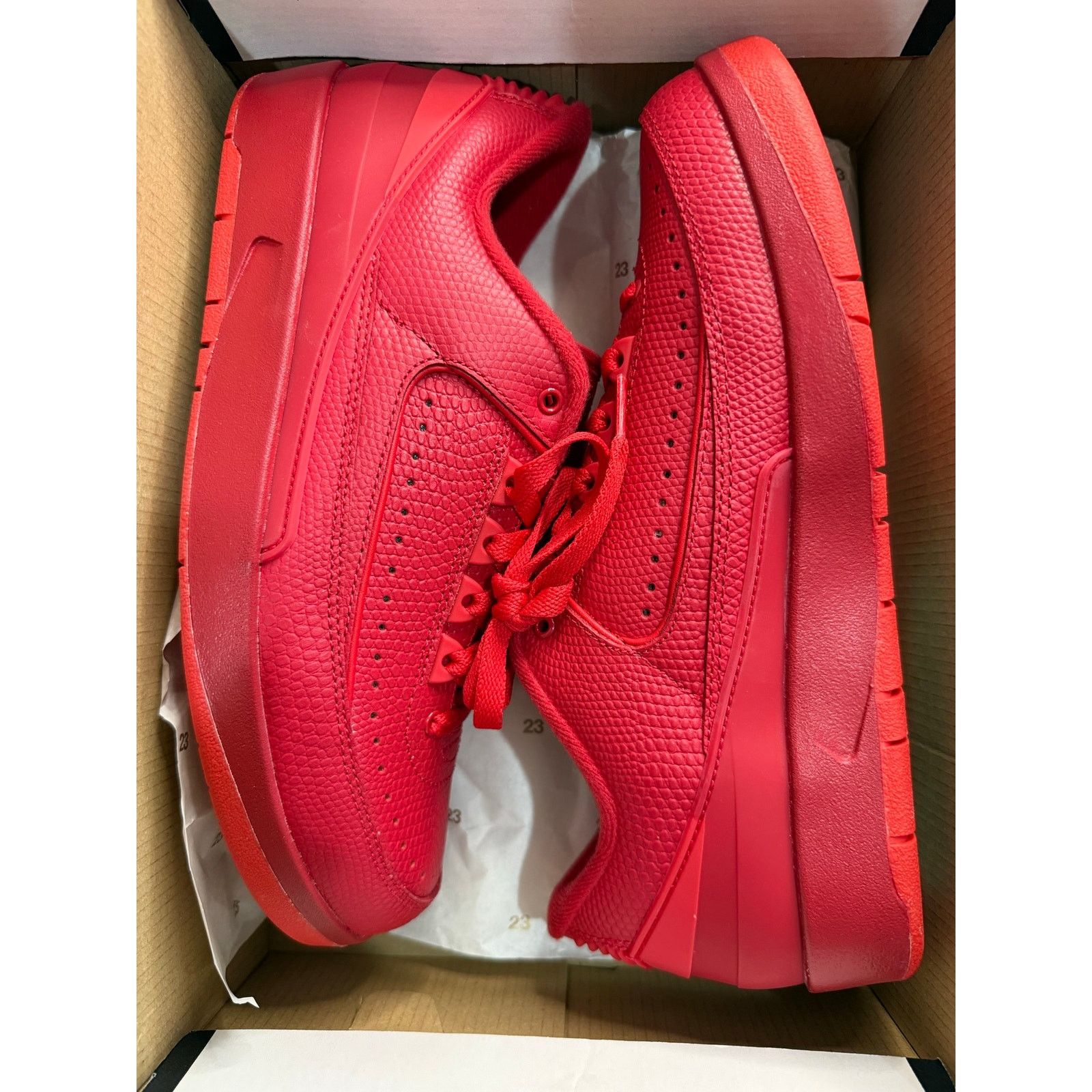 Jordan Brand Jordan 2 Retro Low Gym Red Size 7.5 832819-606 Rare Sneaker Size US 7.5 / EU 40-41 - 10 Thumbnail