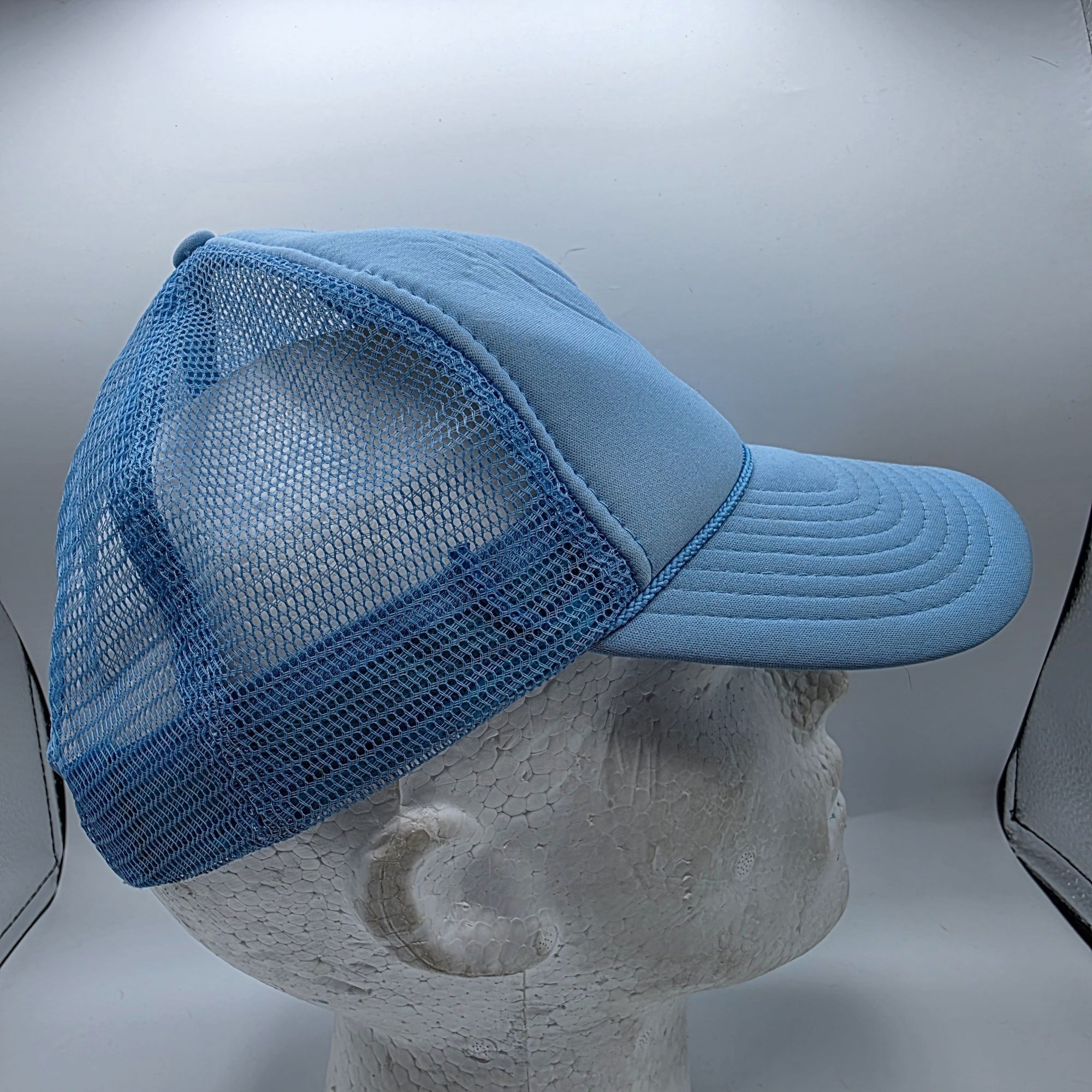 Other Maybe Tomorrow Womens Blue Floral Trucker Hat Casual Outdoor Size ONE SIZE - 4 Thumbnail
