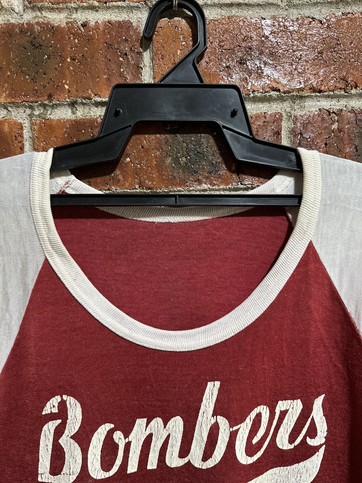 Sears Vintage Bombers Red&White Faded Tee Size US XL / EU 56 / 4 - 6 Thumbnail