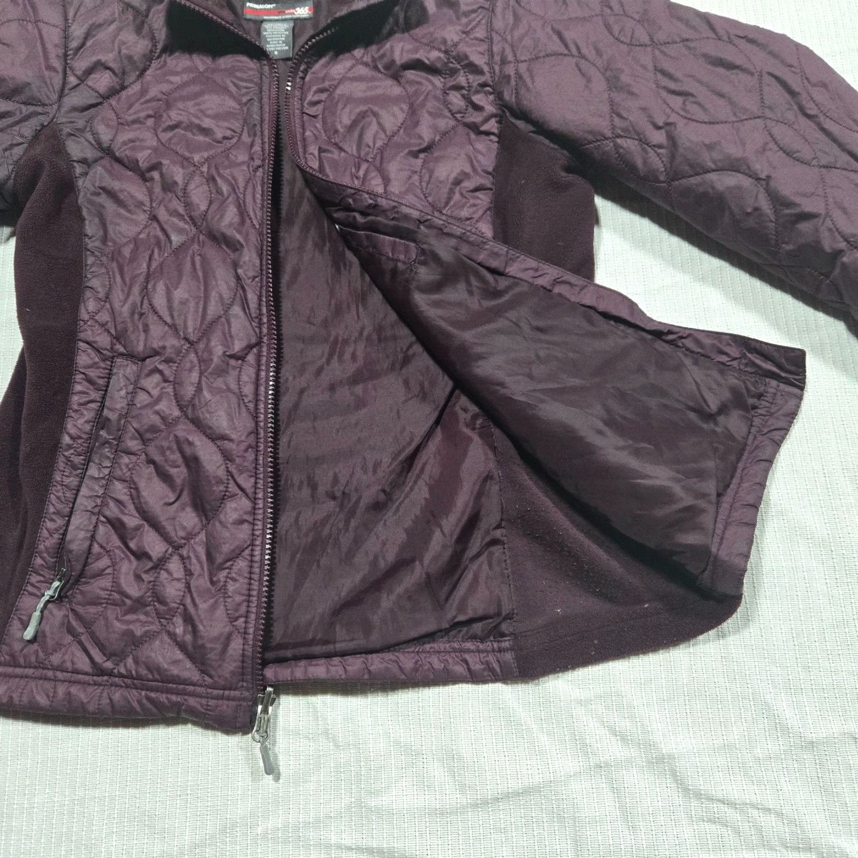 Eddie Bauer Eddie Bauer Primaloft 365 Jacket Coat Full Zip Burgundy Pockets Womens Small Size S / US 4 / IT 40 - 3 Thumbnail