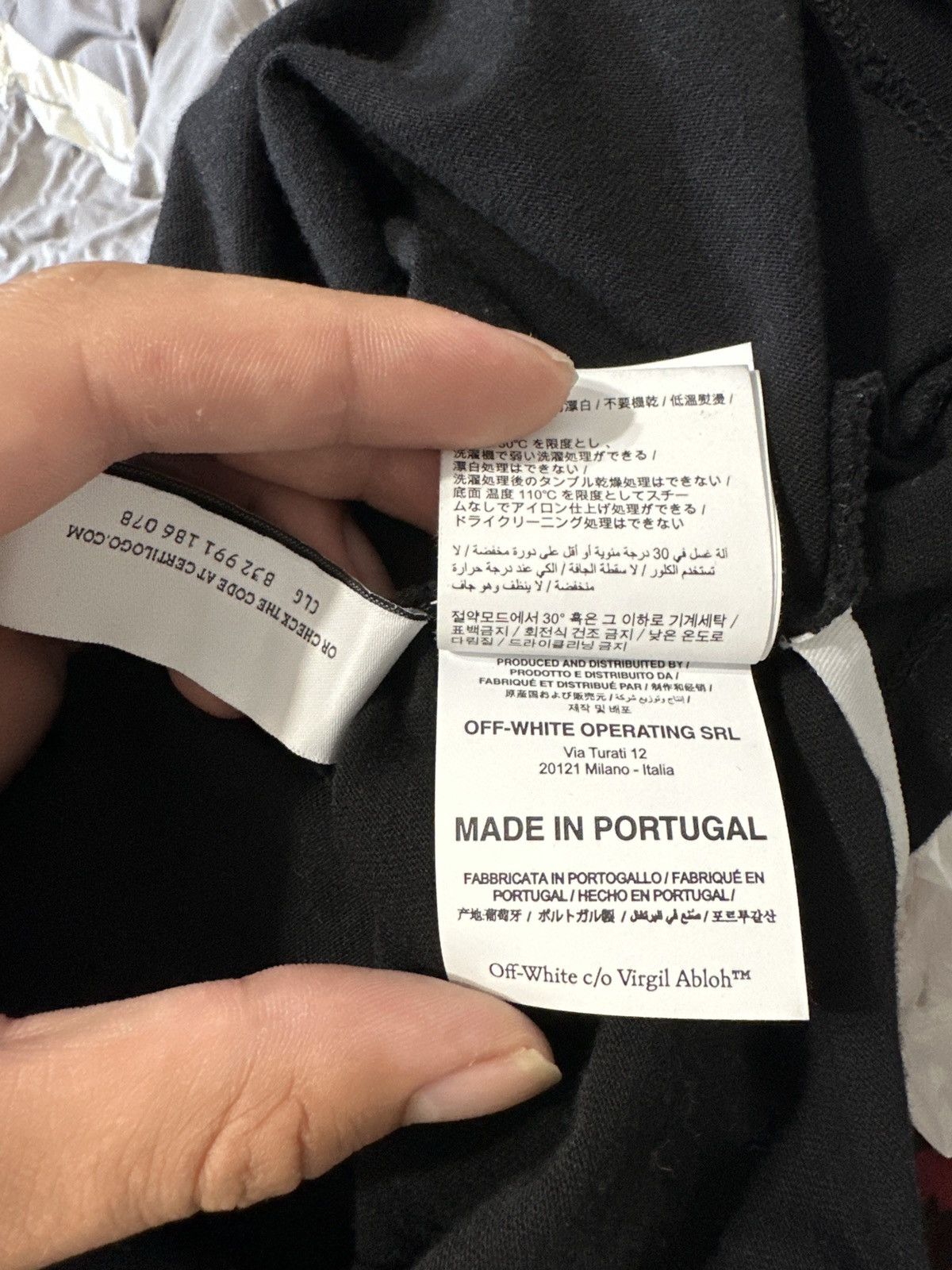 Off-White × Virgil Abloh OFF-WHITE Slim Fit Caravaggio Painting T-shirt Size US M / EU 48-50 / 2 - 9 Thumbnail