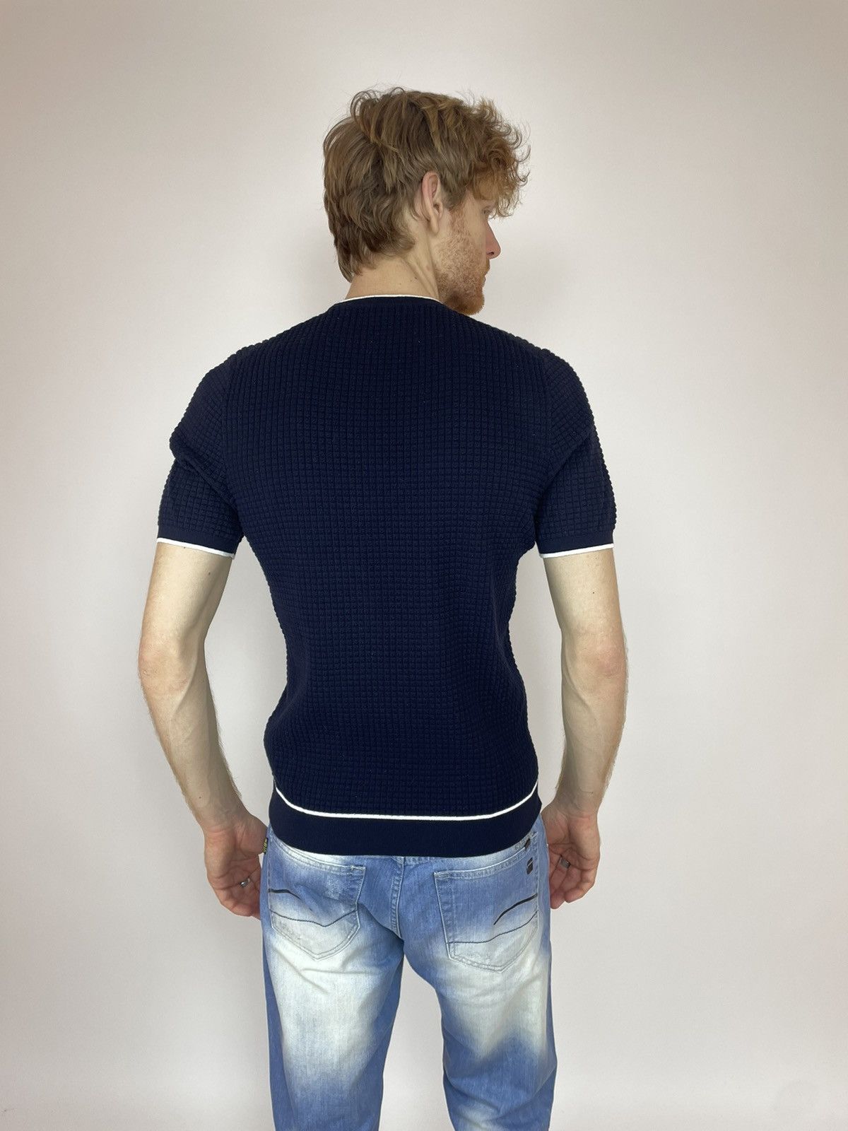 Japanese Brand × Reiss REISS Knit T-shirt Cotton Mens size M Size US M / EU 48-50 / 2 - 4 Thumbnail
