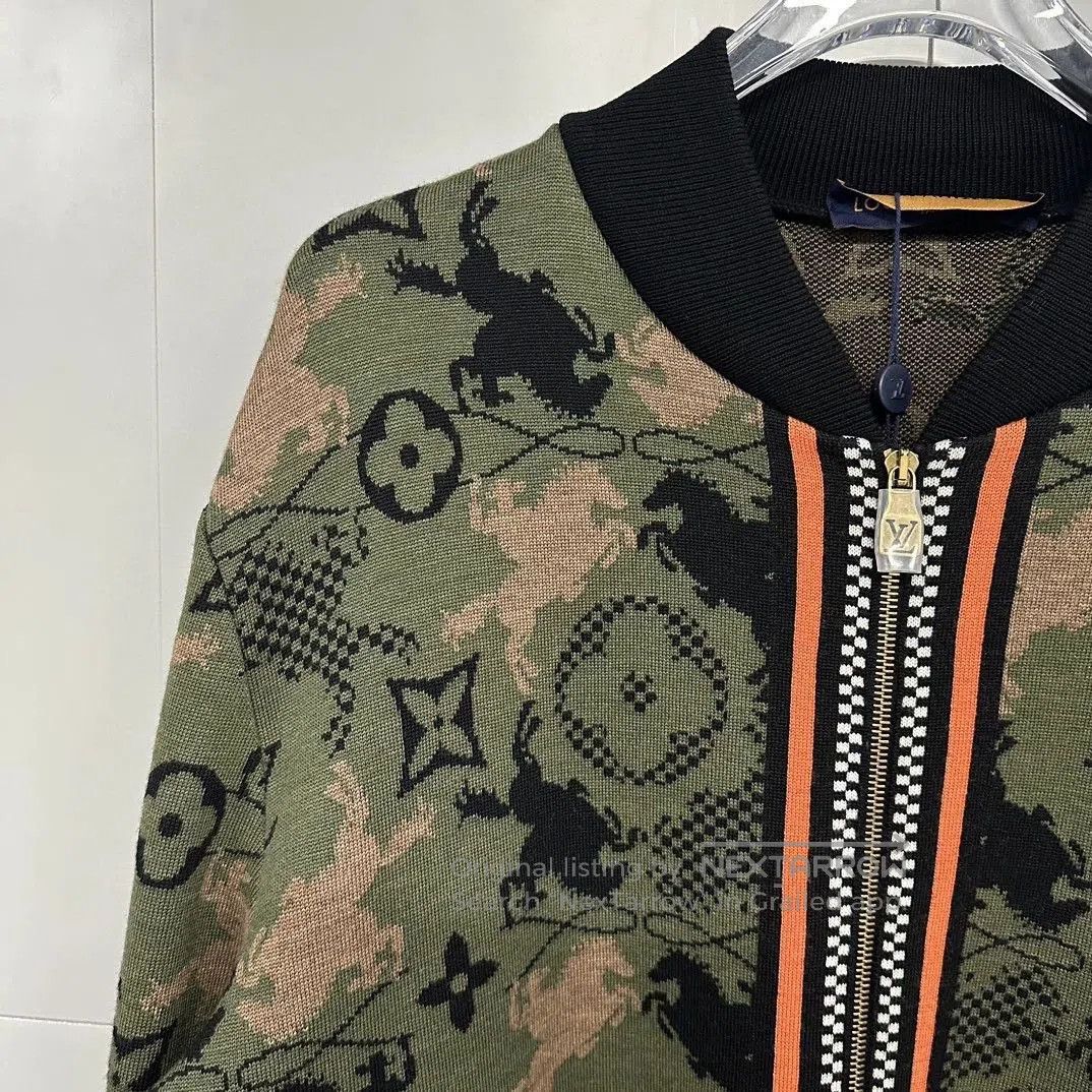 Louis Vuitton louis vuitton ss24 camo knit jacket. Size US XXL / EU 58 / 5 - 3 Thumbnail