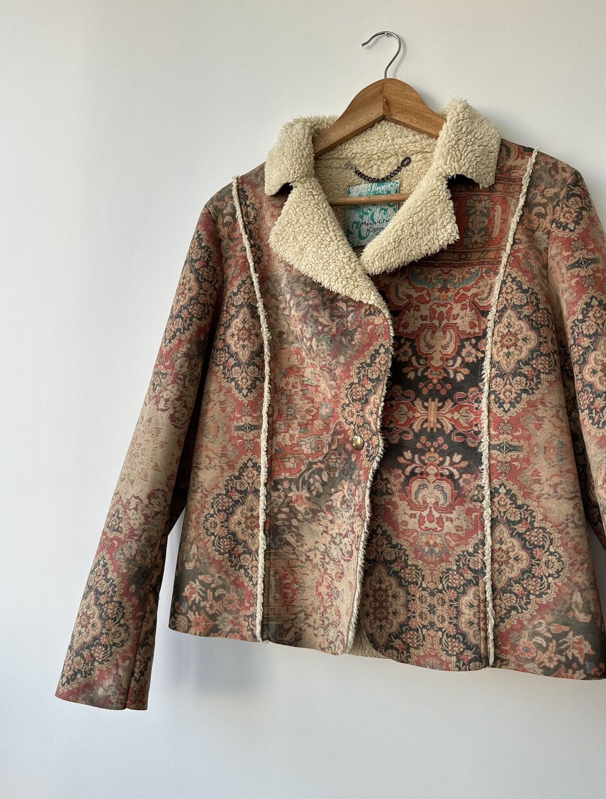 Other Manila Grace Luxury Fur Jacket Coat Sherpa Women's Size 44 Size M / US 6-8 / IT 42-44 - 5 Thumbnail