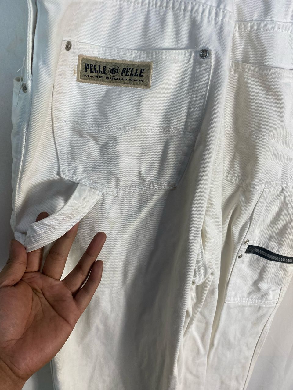 Marc Buchanan × Pelle Pelle Pelle Pelle coverall jeans by marc Buchanan Size US 36 / EU 52 - 6 Thumbnail