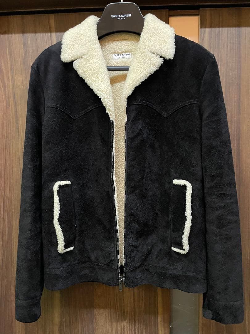 Saint Laurent Paris Saint laurent western suede shearling leather jacket sz46 Size US S / EU 44-46 / 1 - 2 Thumbnail