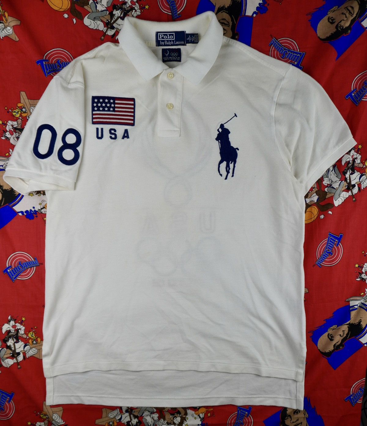Polo Ralph Lauren Vtg 2008 polo ralph lauren Usa olympic team embroidered rare Size US L / EU 52-54 / 3 - 2 Thumbnail