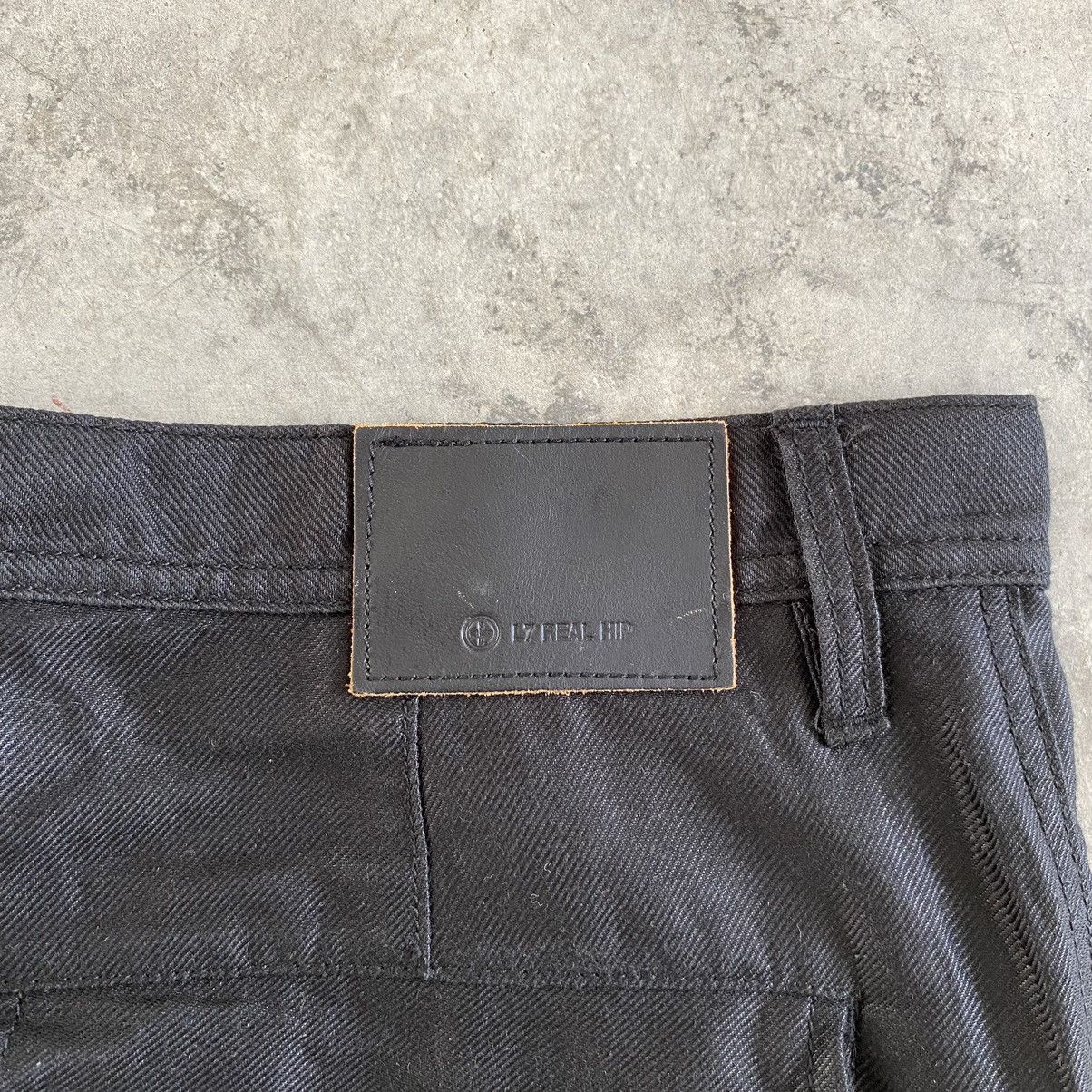 L7 Real Hip Vintage L7 Real Hip Coated Wide Leg Flared Cargo Pants Size US 31 - 20 Thumbnail