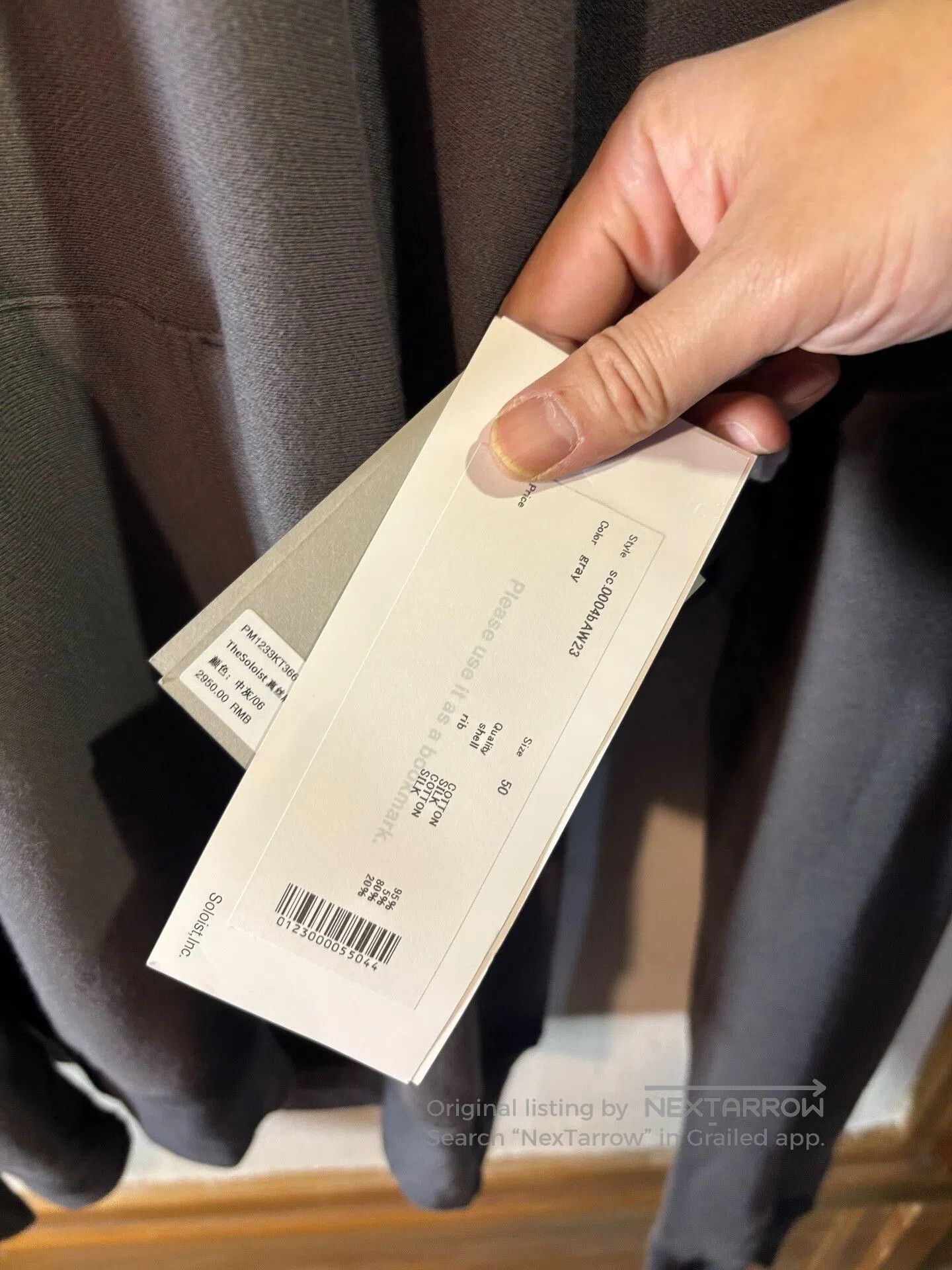 Takahiromiyashita The Soloist. The Soloist Silk Blend Special Cut Sweatshirt. Size US M / EU 48-50 / 2 - 9 Thumbnail