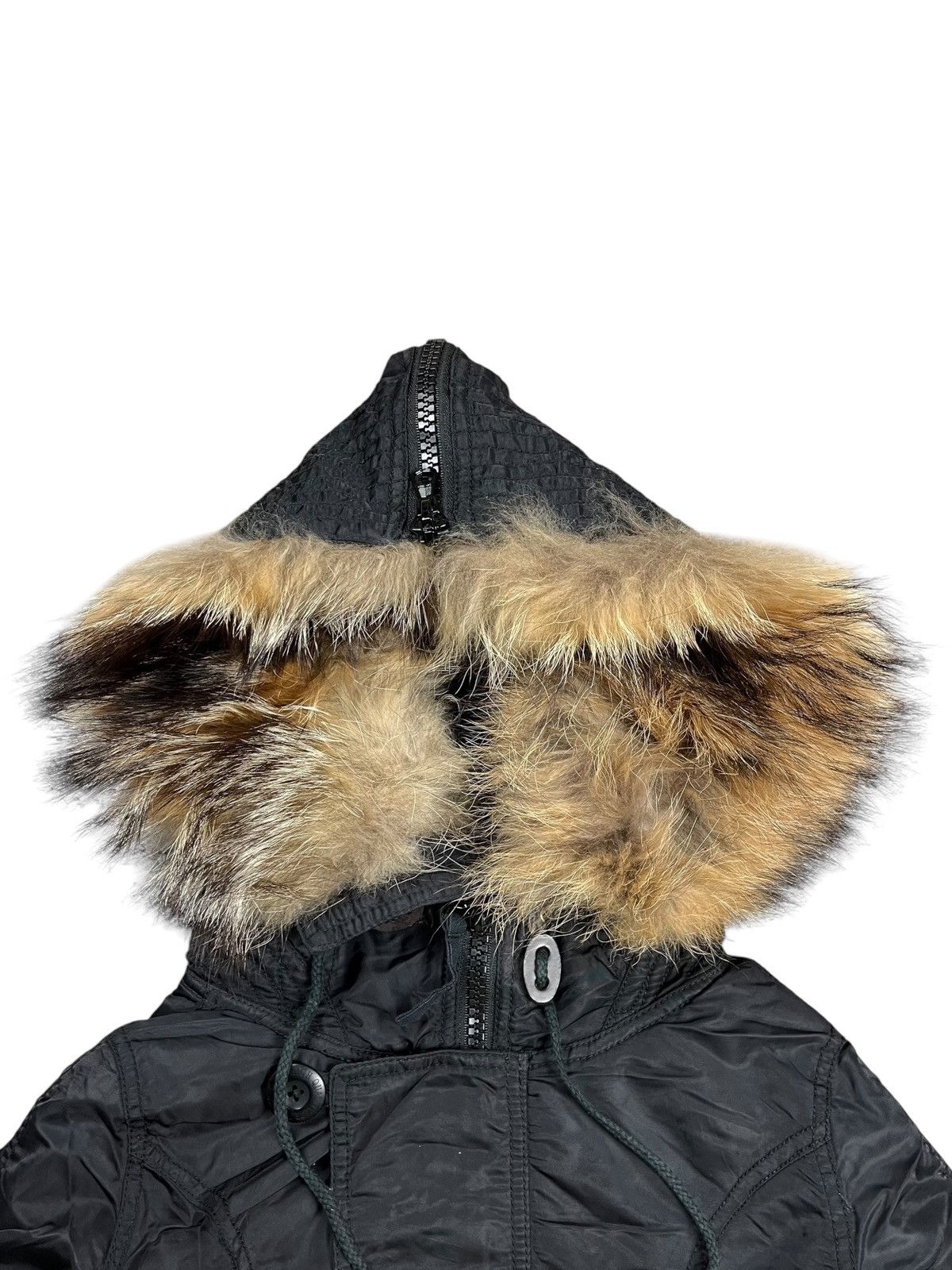 14th Addiction 2000s GOA - Fur Hoodie Apocalypse Jacket Size US M / EU 48-50 / 2 - 8 Thumbnail