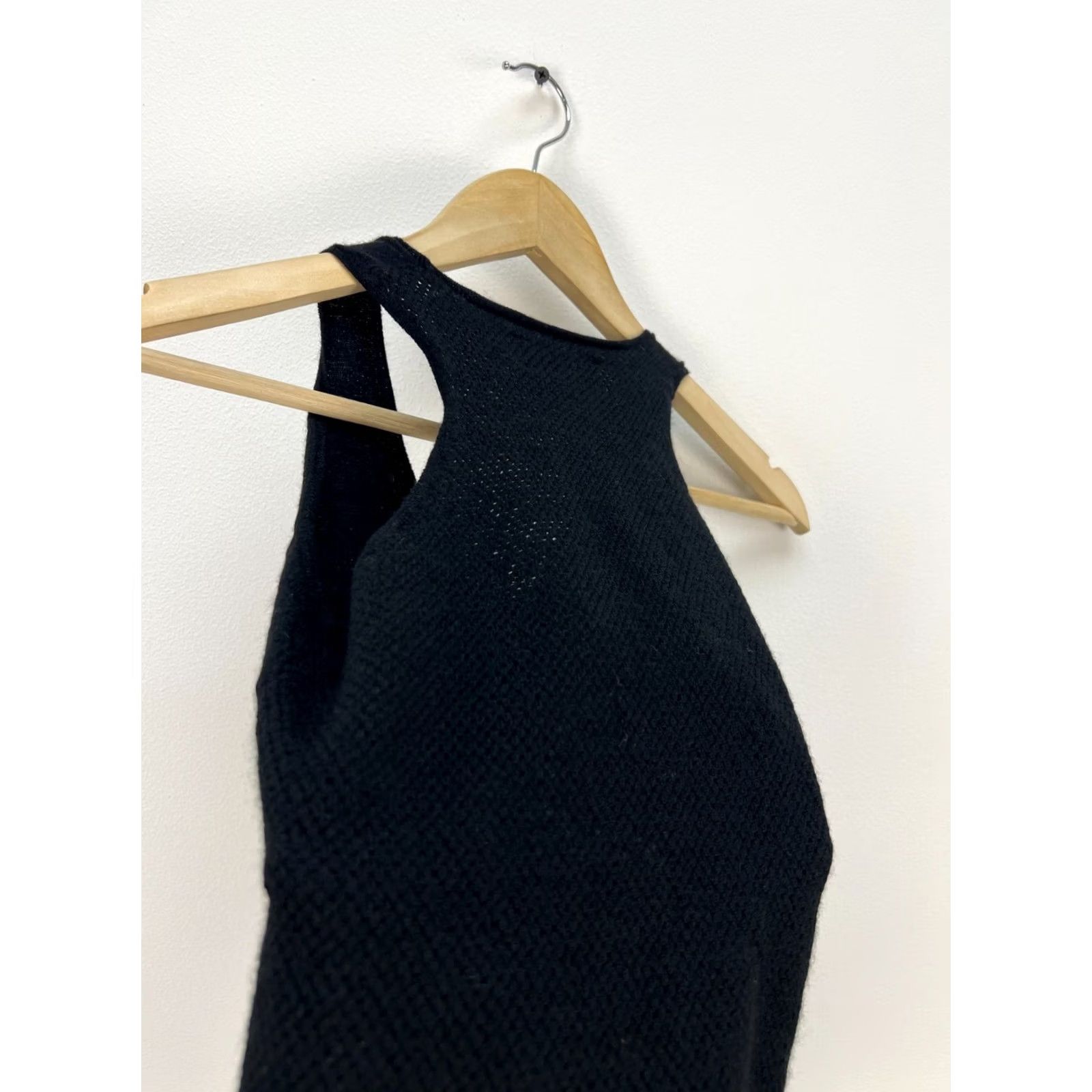 Zadig & Voltaire Zadig & Voltaire Tank Shirt XS Ladies 100% Merino Wool Black Sleeveless Knit Top Weekend Vintage: No Womens XS Black Merino Wool Tank Top Shirt Size XS / US 0-2 / IT 36-38 - 4 Thumbnail