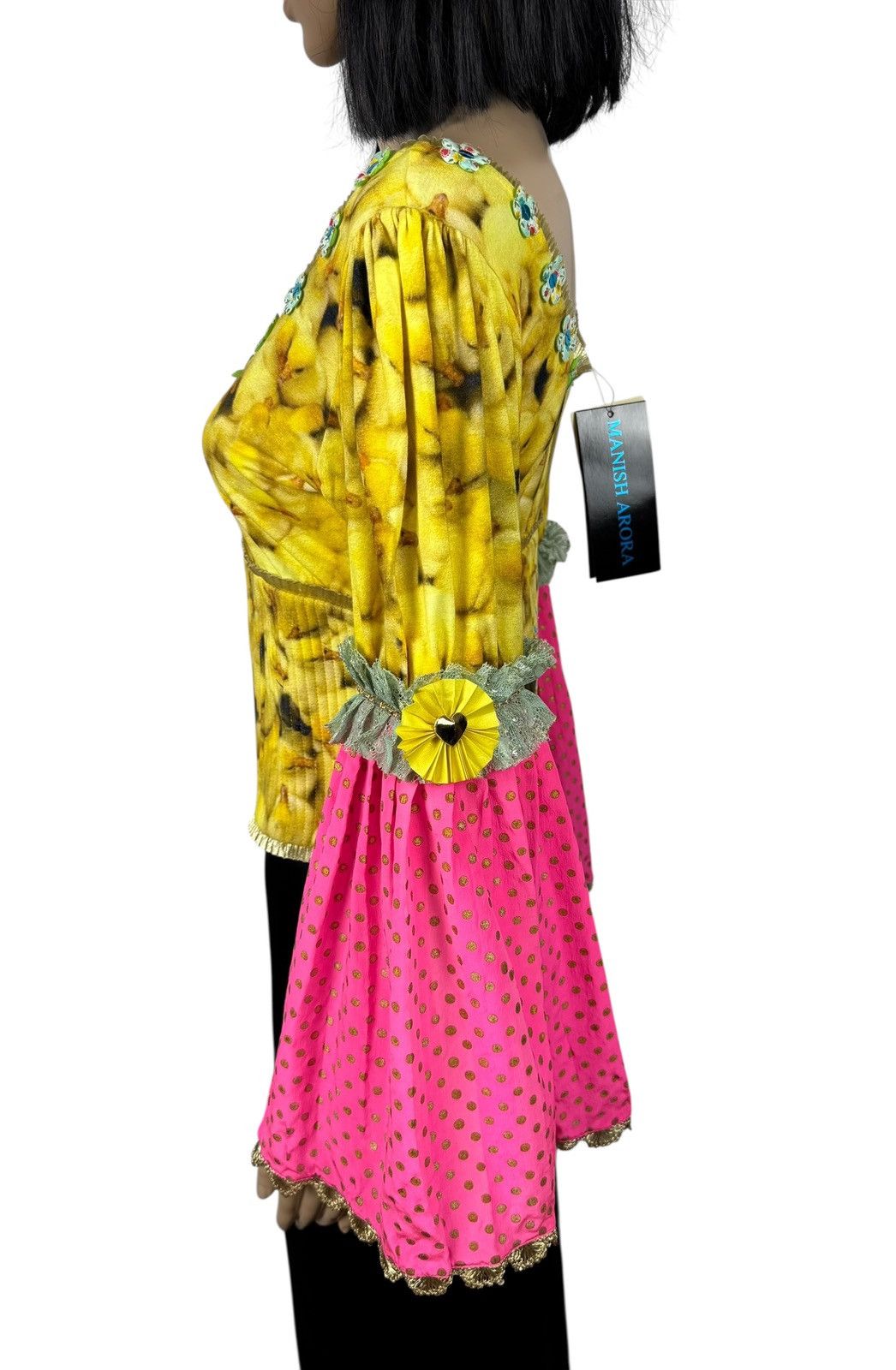 Manish Arora Manish Arora Silk Viscose Blouse Printed Baloon Sleev size L Size L / US 10 / IT 46 - 10 Thumbnail