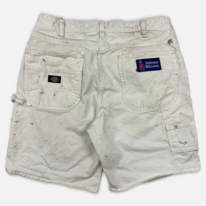Dickies denim painter shorts, half pants, men's size w32 cotton blue type Vintage Second Hand