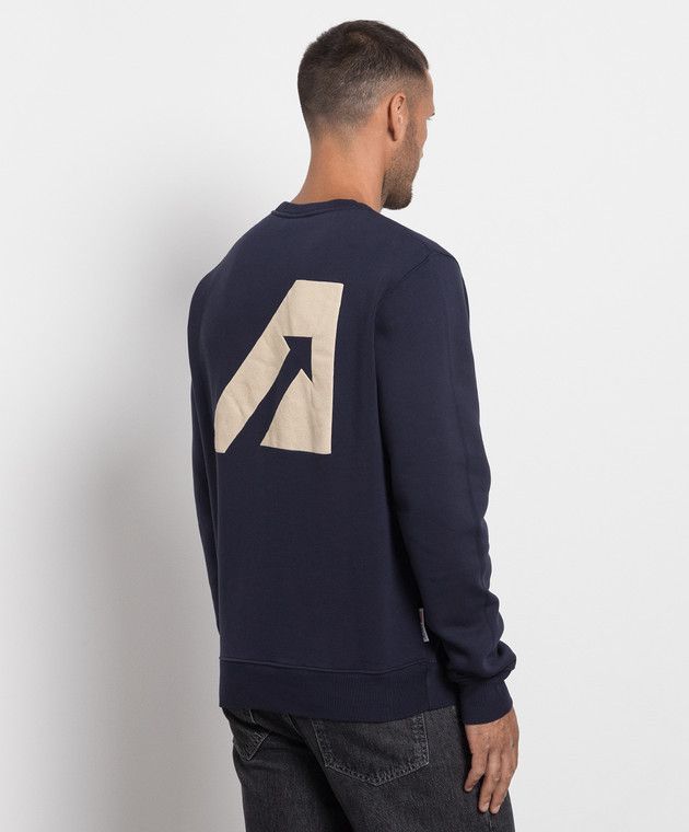 AUTRY o1y0526 Sweatshirt in Midnight Blue Size US L / EU 52-54 / 3 - 3 Thumbnail