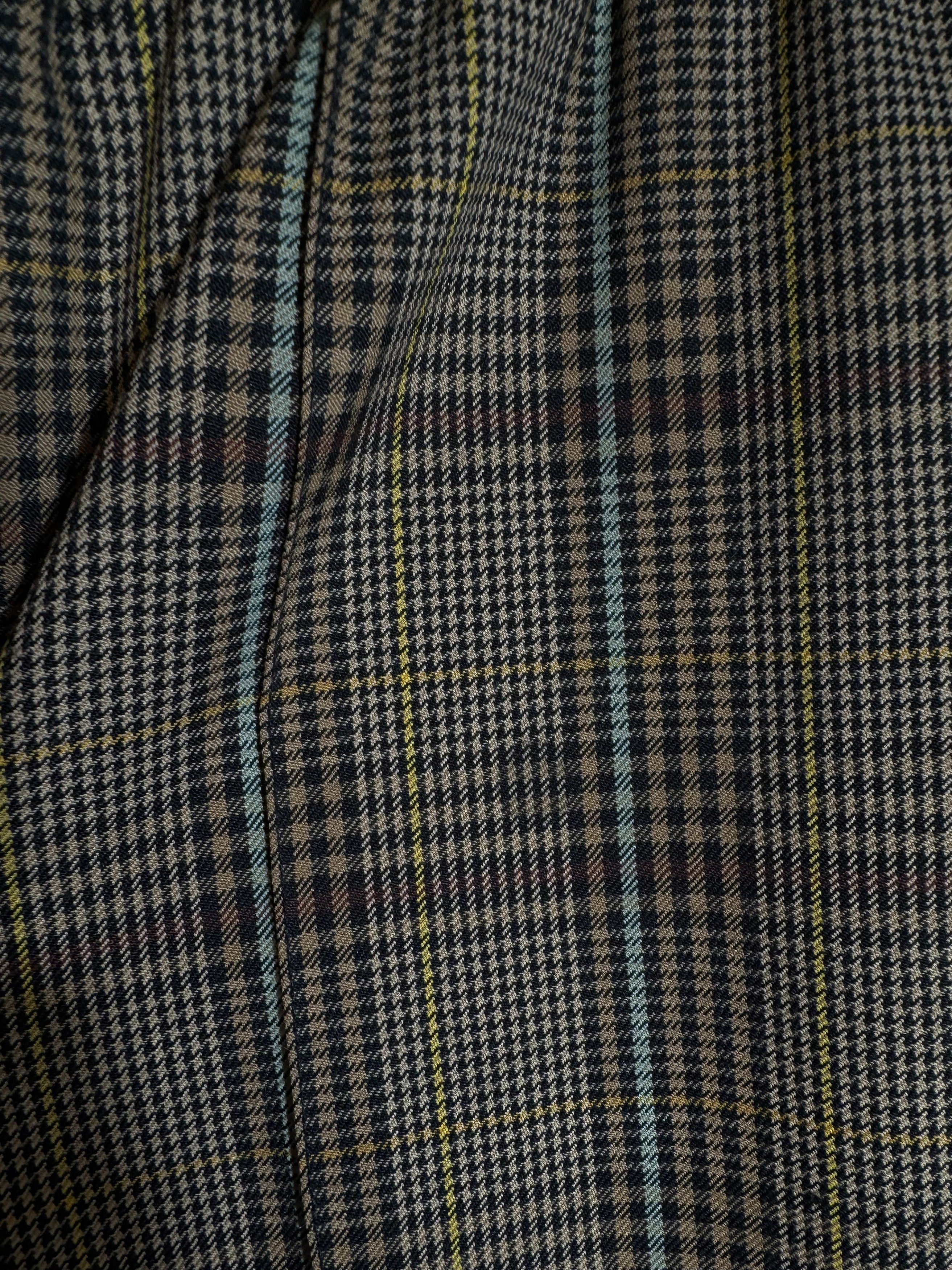 Helmut Lang Helmut Lang Wool Blend Straight Plaid Pants Size L Size US 33 - 6 Thumbnail
