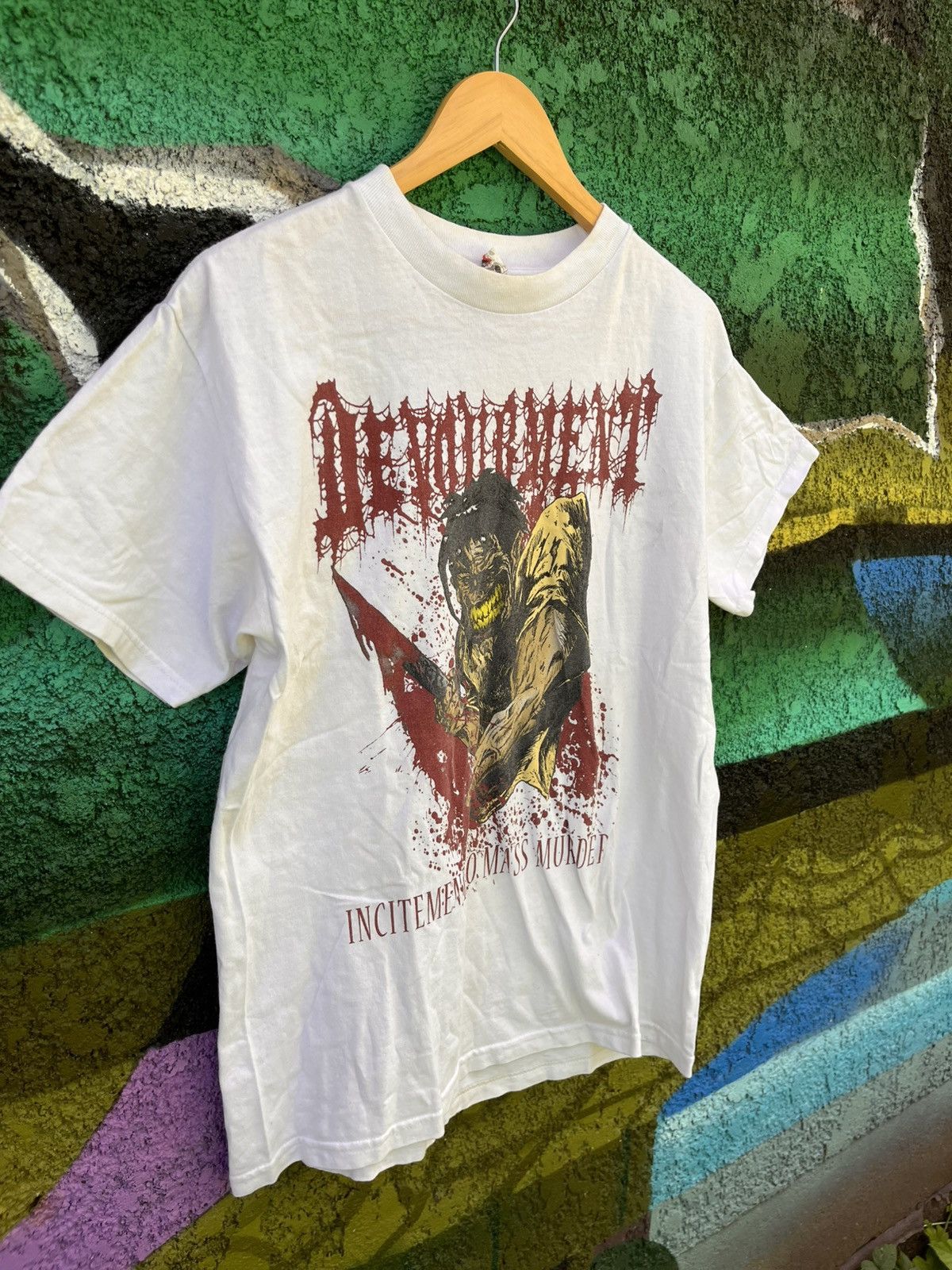 Band Tees Vintage 90s Devourment tee Size US M / EU 48-50 / 2 - 2 Thumbnail