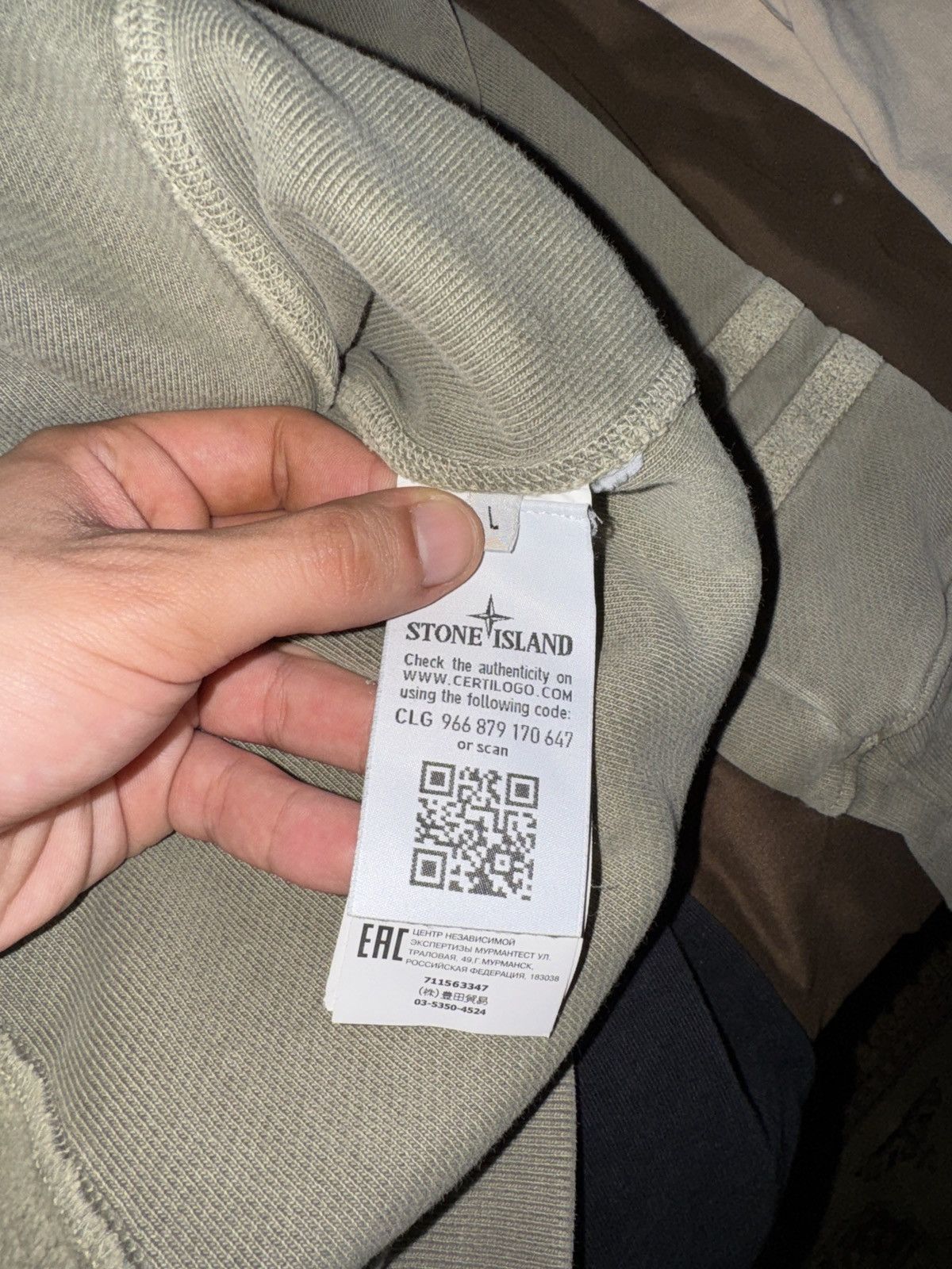 Stone Island STONE ISLAND PULL OVER COMPASS LOGO Size US M / EU 48-50 / 2 - 12 Thumbnail