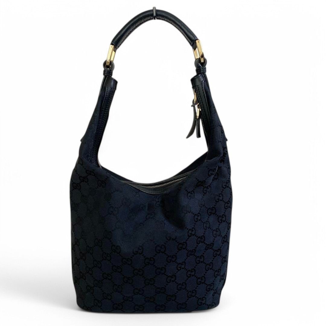 Gucci Gucci - Shoulder Bag Monogram Black Leather GG Size ONE SIZE - 3 Thumbnail
