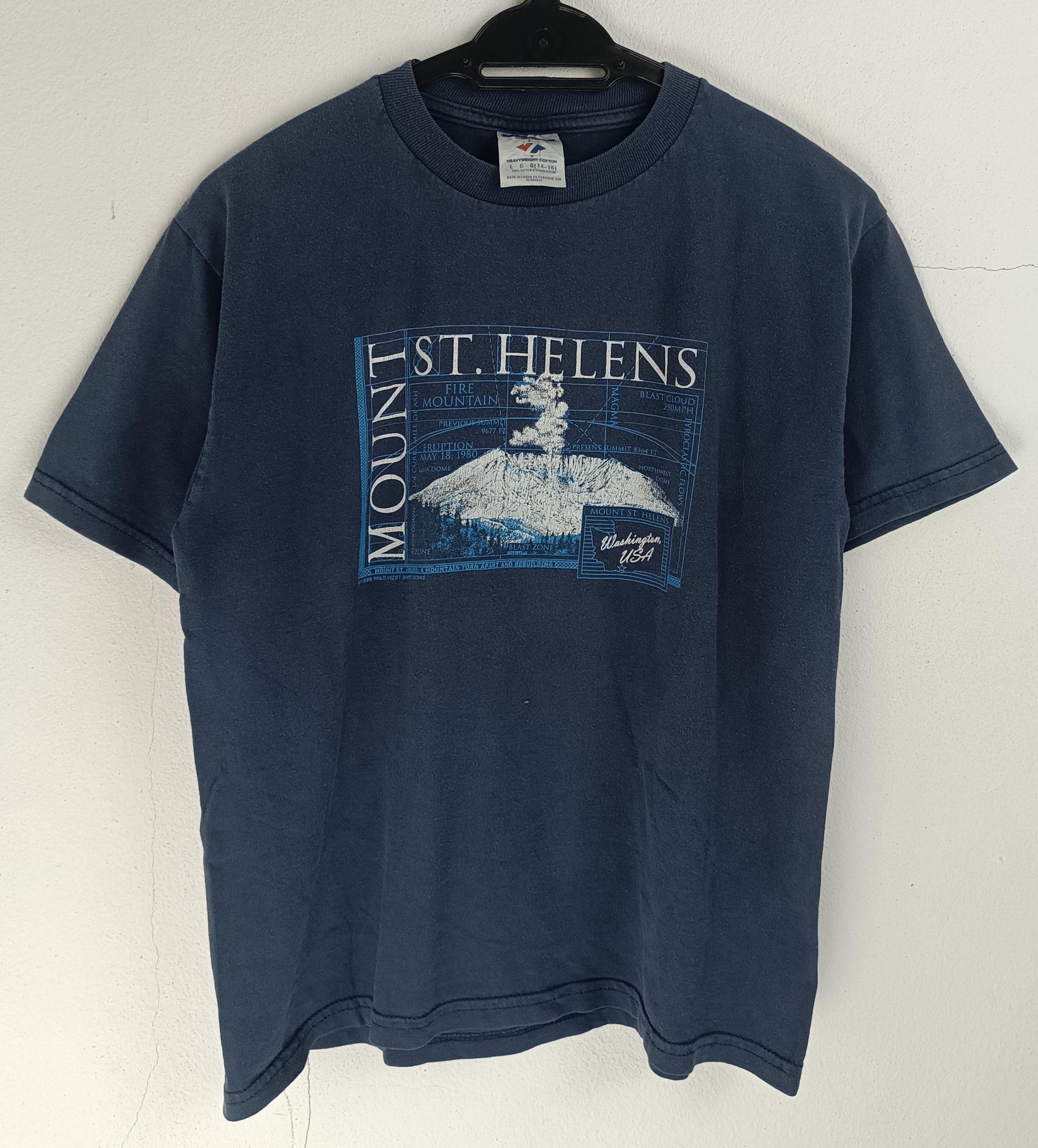 Other VINTAGE 1999 MOUNT ST HELEN WASHINGTON USA ART HIKING NATURE Size US S / EU 44-46 / 1 - 3 Thumbnail