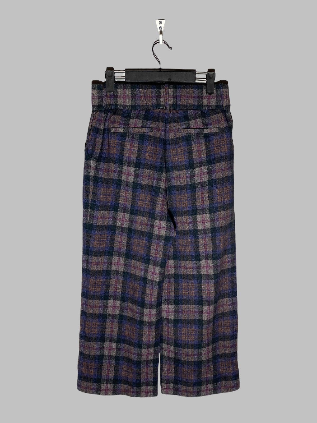 Circolo 1901 Circolo 1901 Tartan Check Women’s Straight Cropped Pants Size 27" / US 4 / IT 40 - 2 Thumbnail