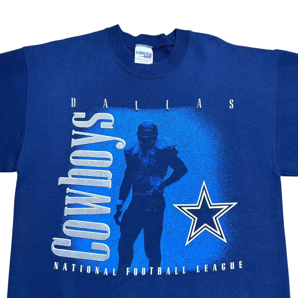 Chalk Line Vintage 90s NFL Dallas Cowboys Chalk Line Graphic Sweatshirt Size US M / EU 48-50 / 2 - 5 Thumbnail