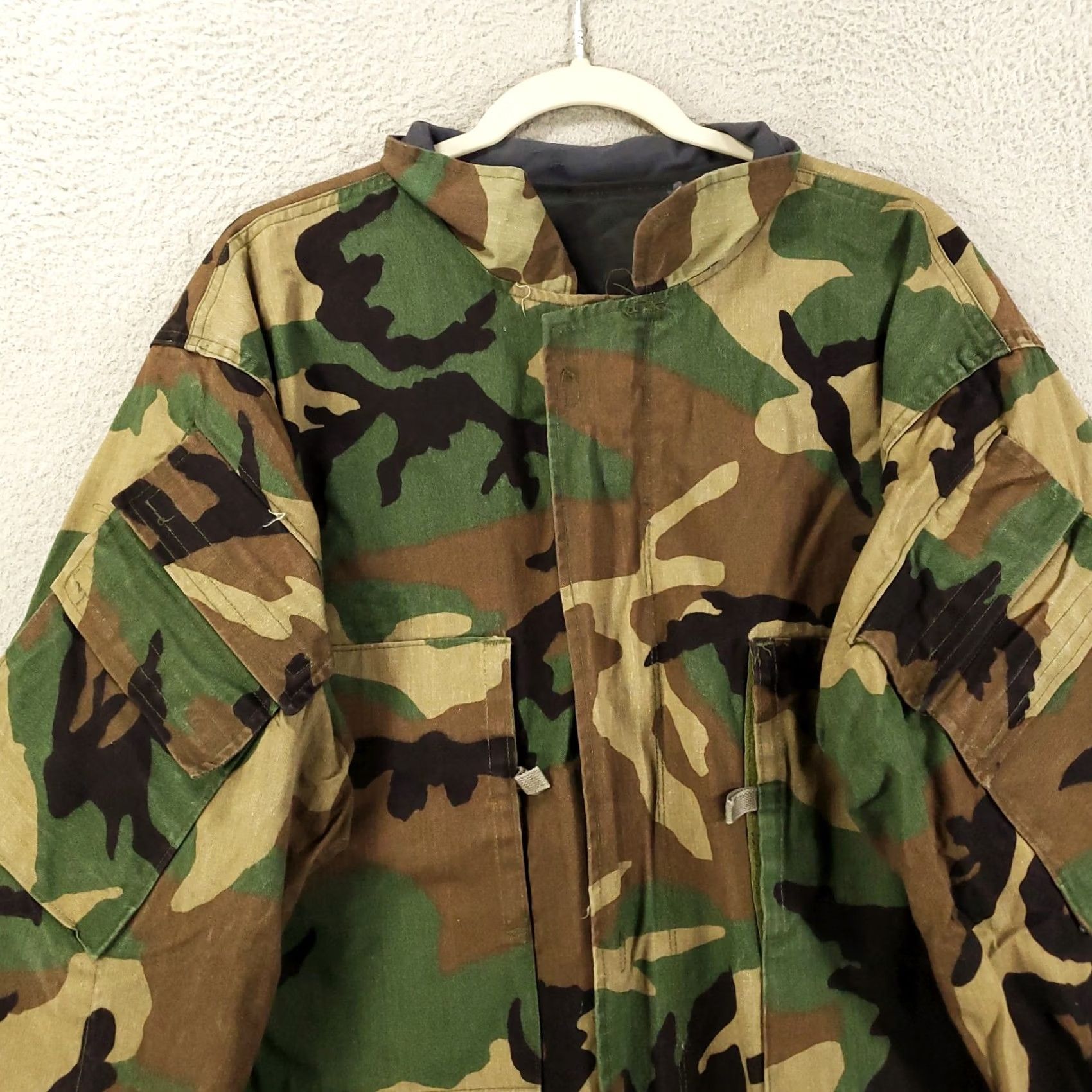 Vintage VINTAGE Military Jacket Adult M Camouflage Army Field Coat 80s Grunge Army Mens Size US M / EU 48-50 / 2 - 4 Thumbnail