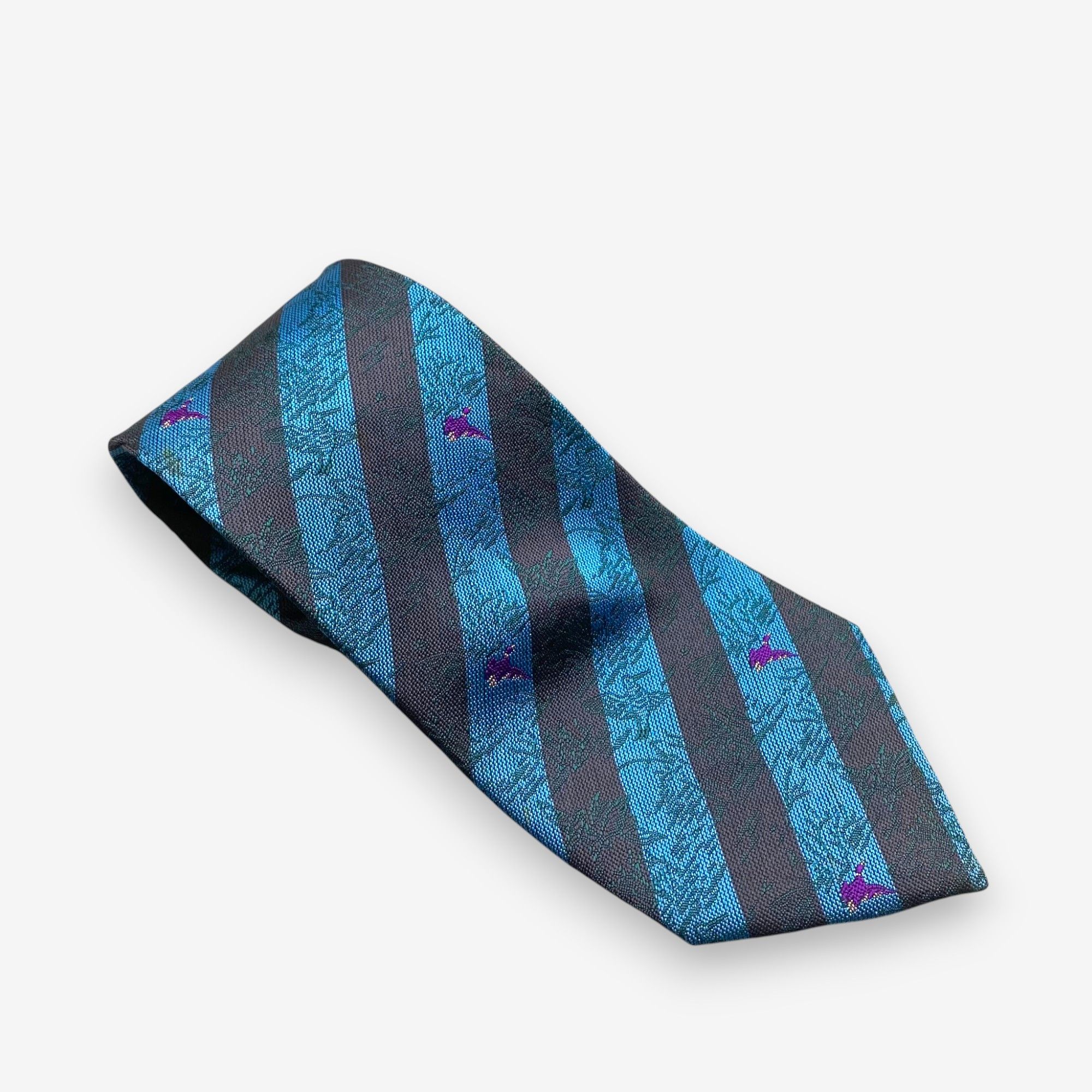 Lanvin Vintage Lanvin SILK Necktie Cravate Pure Silk Neck Tie Size ONE SIZE - 2 Thumbnail