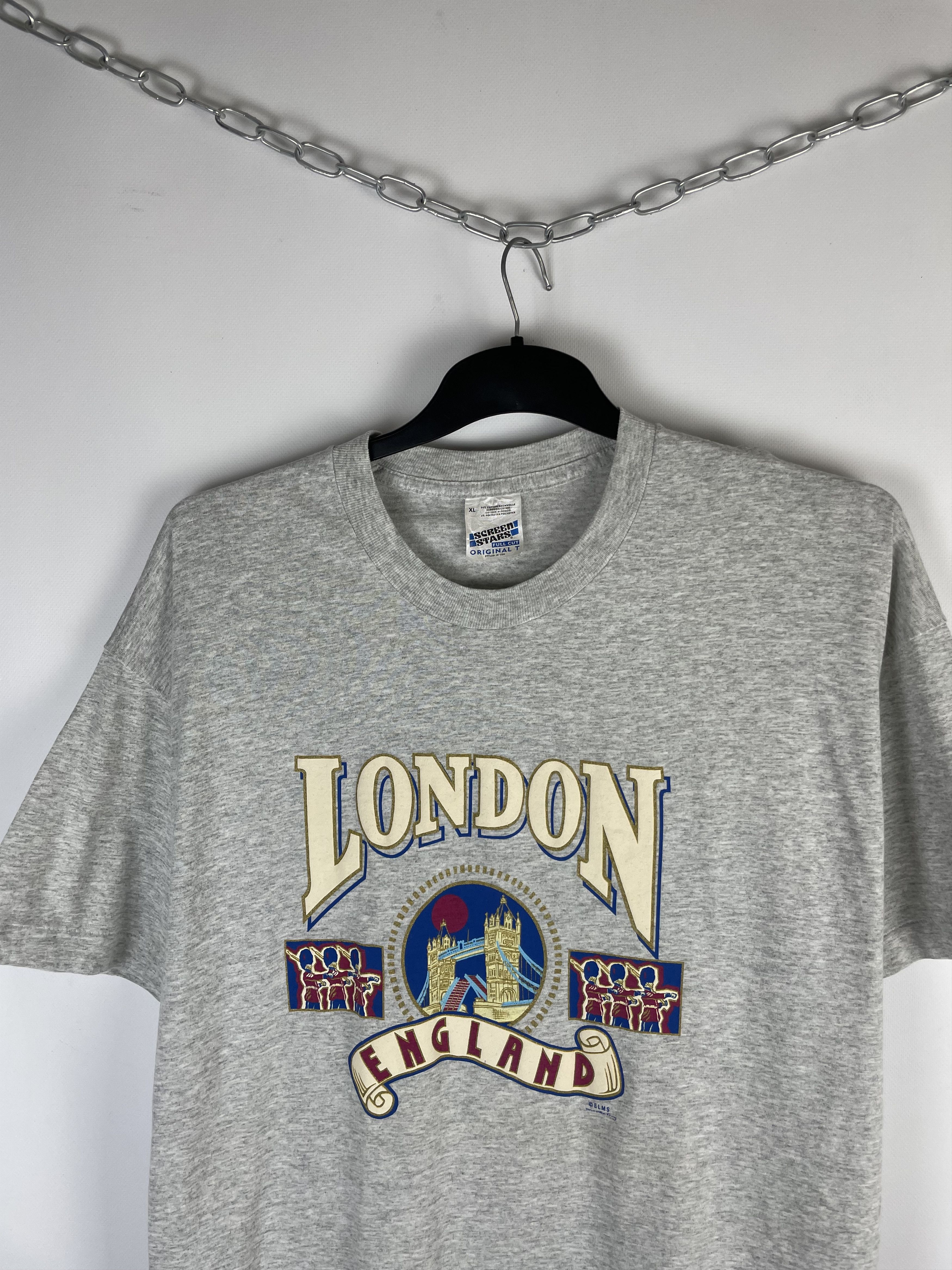 Other Vintage LONDON t shirt 90s Size US XL / EU 56 / 4 - 3 Thumbnail
