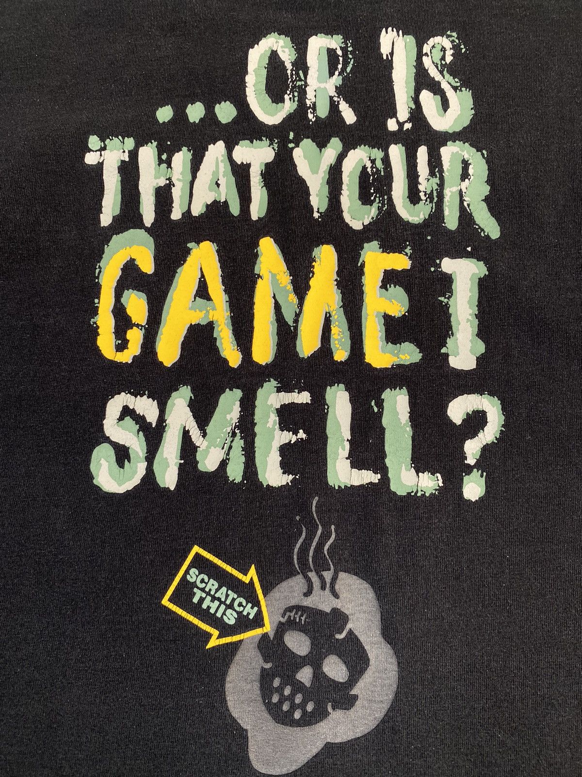 Vintage 1990’s Vintage Nike Parody What Stinks? Quote Graphic Tee Size US XL / EU 56 / 4 - 9 Thumbnail
