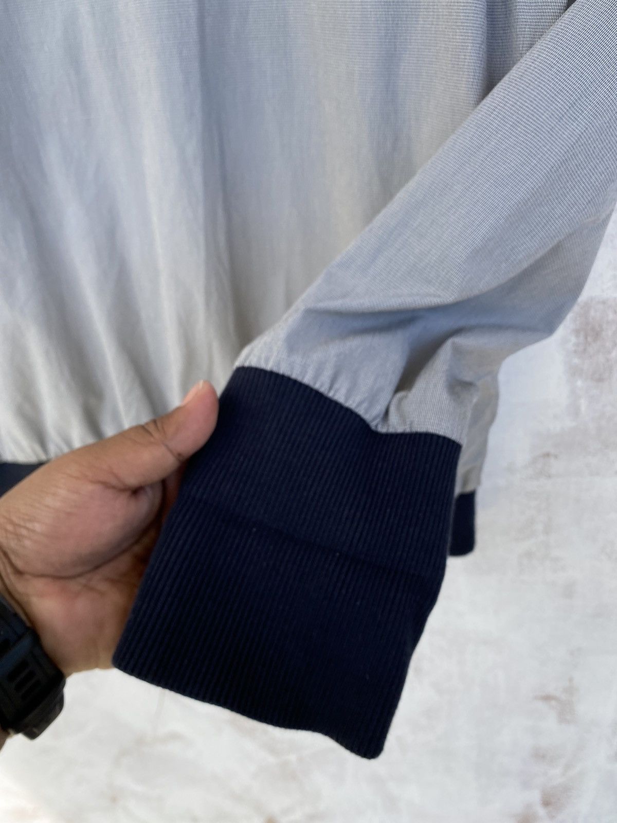 Alfred Dunhill Dunhill Light Blue Zip-Up Bomber Jacket | Made in Italy Size US L / EU 52-54 / 3 - 13 Thumbnail