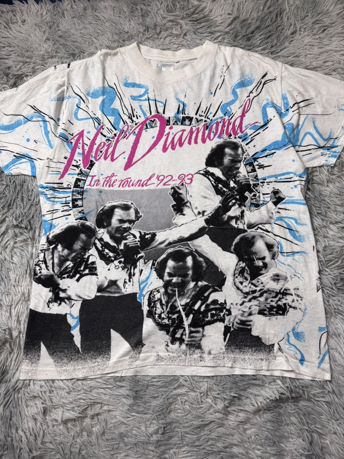 Vintage Vintage Neil Diomond OVP In The Round 92-93 Size US L / EU 52-54 / 3 - 1 Thumbnail