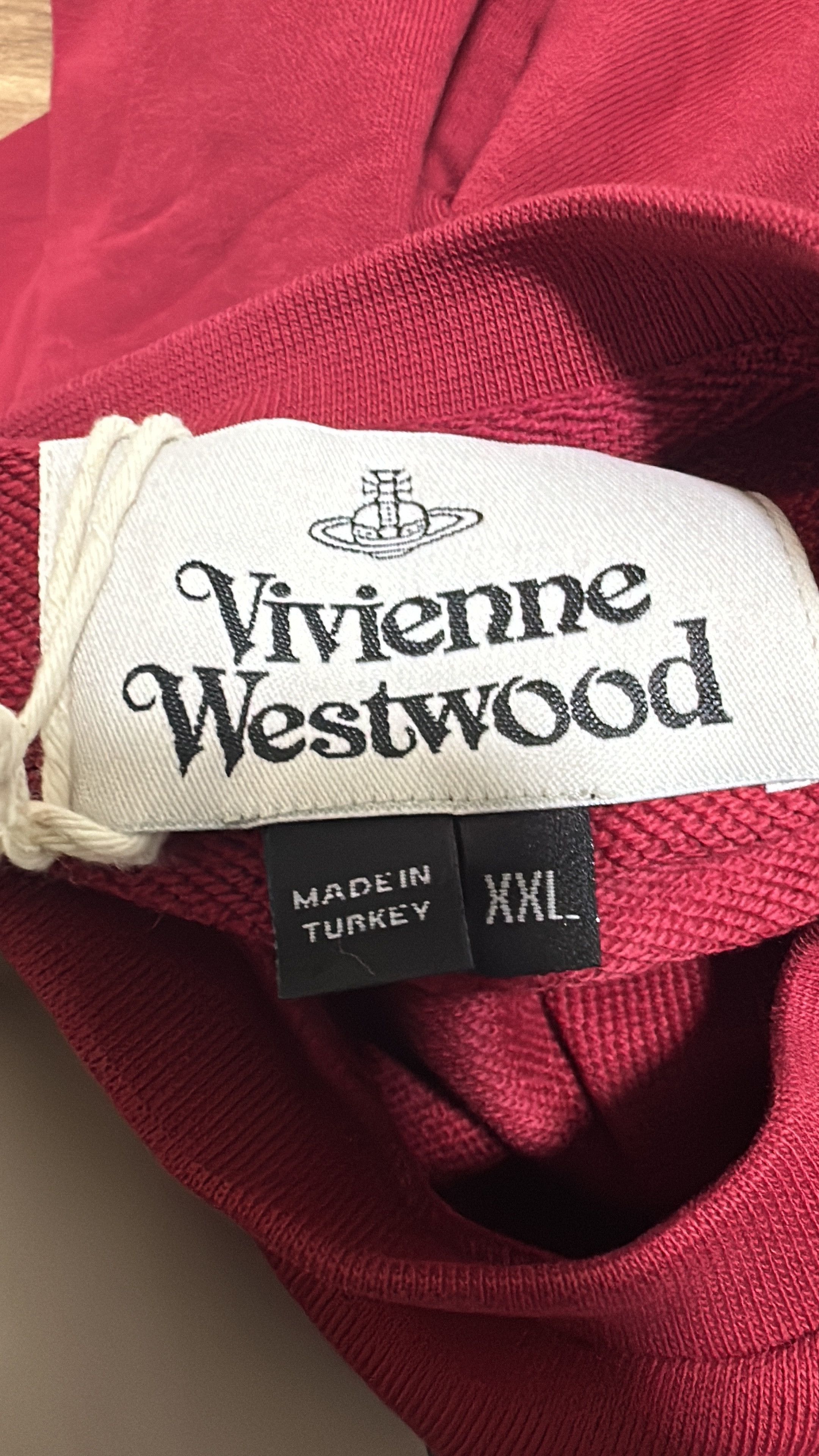 Vivienne Westwood Vivienne Westwood Orb Logo Sweatshirt Burgundy Size XXLarge Size US XXL / EU 58 / 5 - 5 Thumbnail