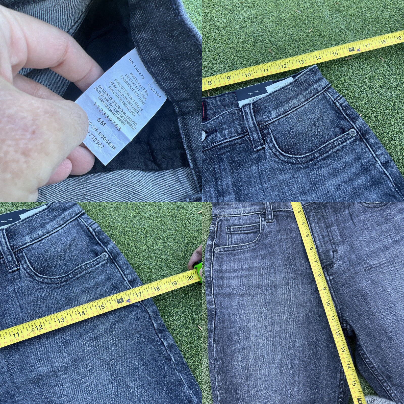 Lee New LEE Womens Flared Jeans Size 6 Medium Wash Cotton Spandex Blend Black Size 28" / US 6 / IT 42 - 8 Thumbnail
