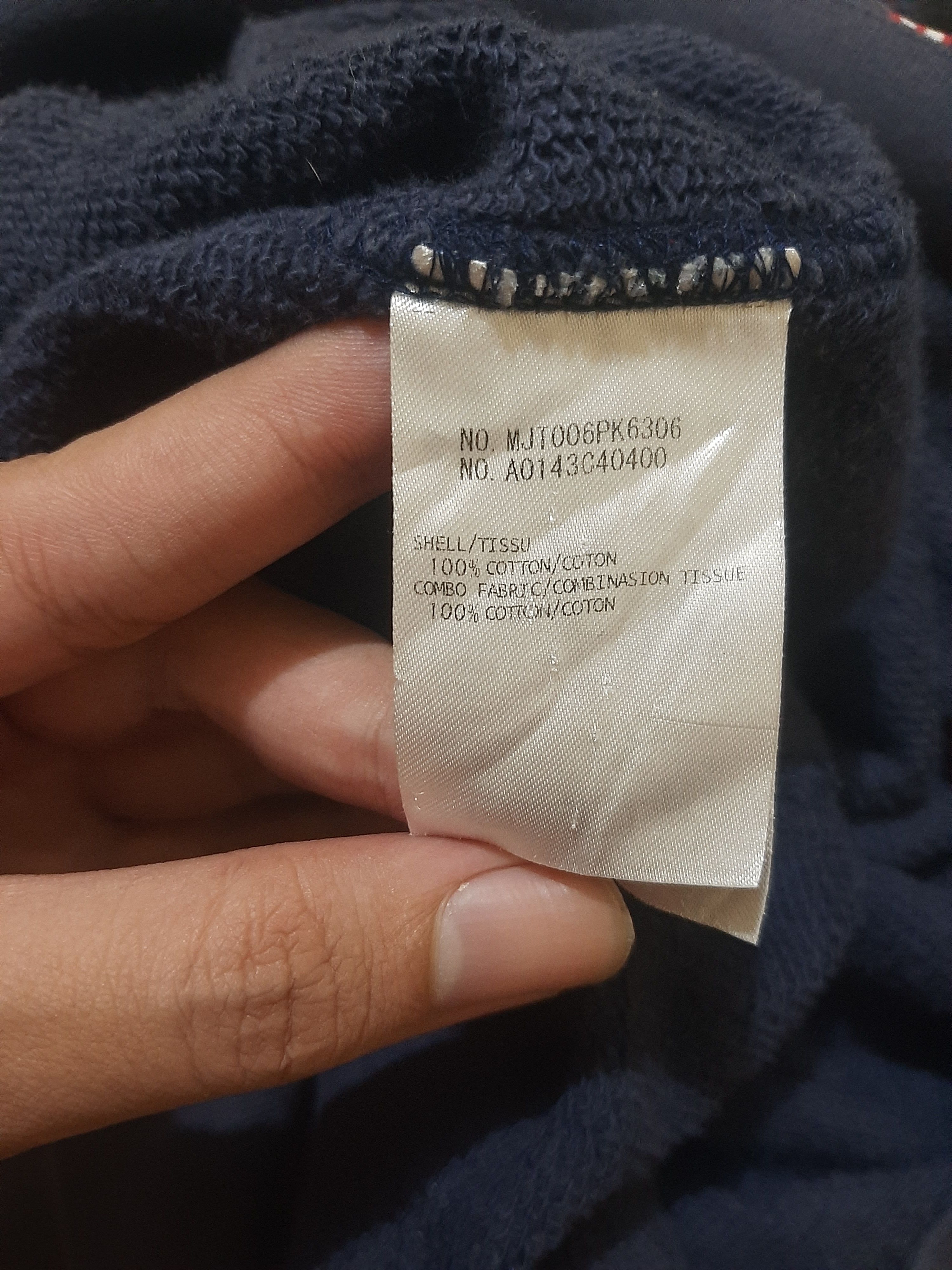 Thom Browne 14FW Striped Fox Cotton Sweatshirt MJT006PK6306 Size US M / EU 48-50 / 2 - 4 Thumbnail