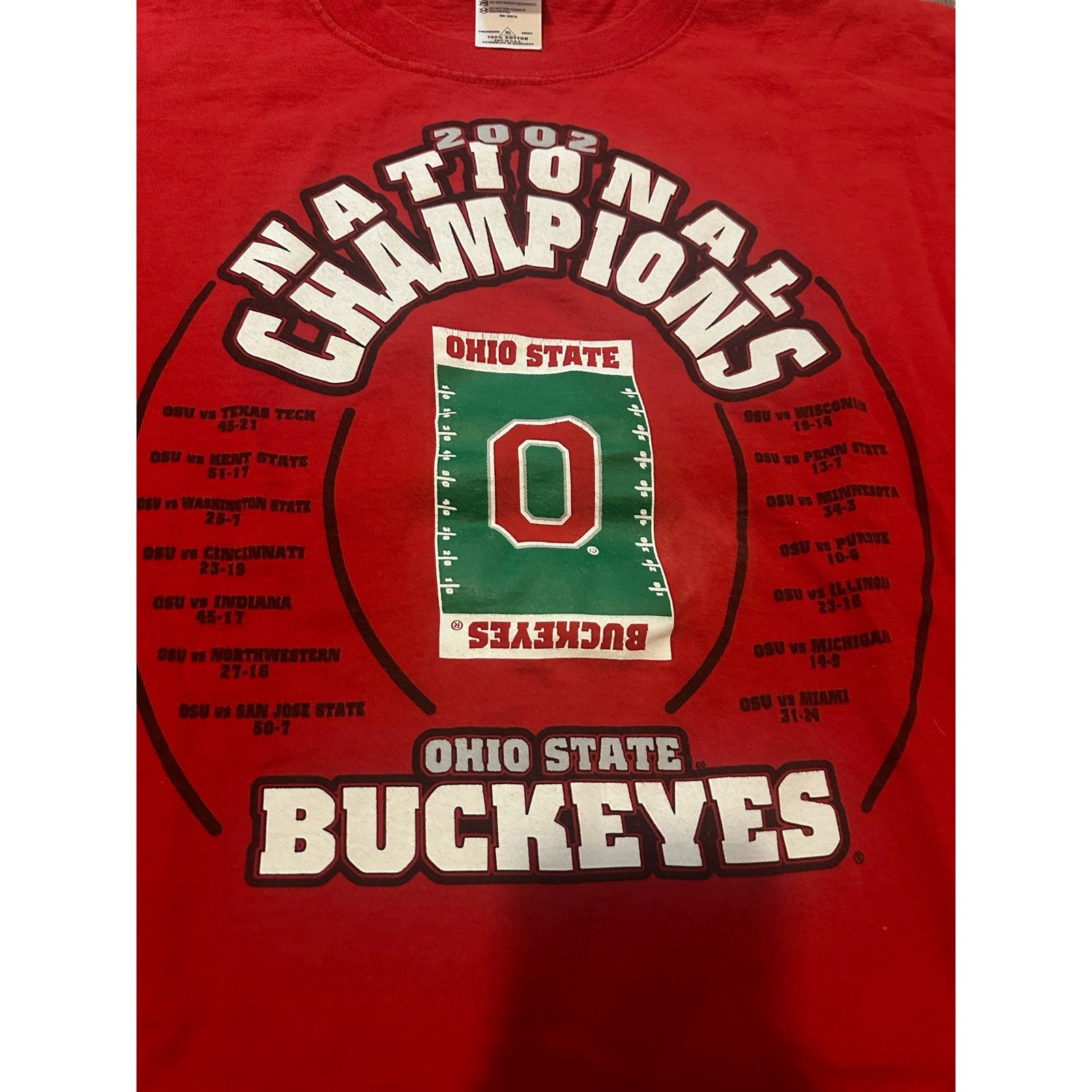 Delta Ohio State buckeyes 2002 national football championship Size US XL / EU 56 / 4 - 2 Thumbnail