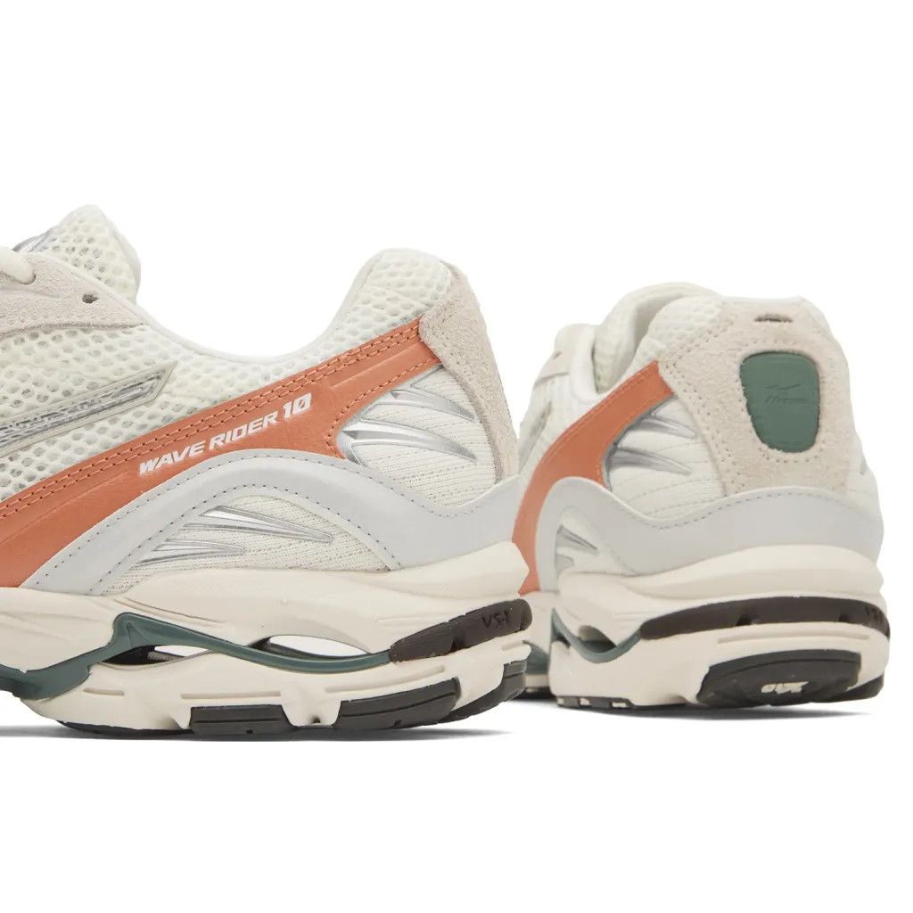 Mizuno Mizuno Wave Rider 10 Snow White D1GA261101 US 8.5 EU 41 Size US 8.5 / EU 41-42 - 4 Thumbnail