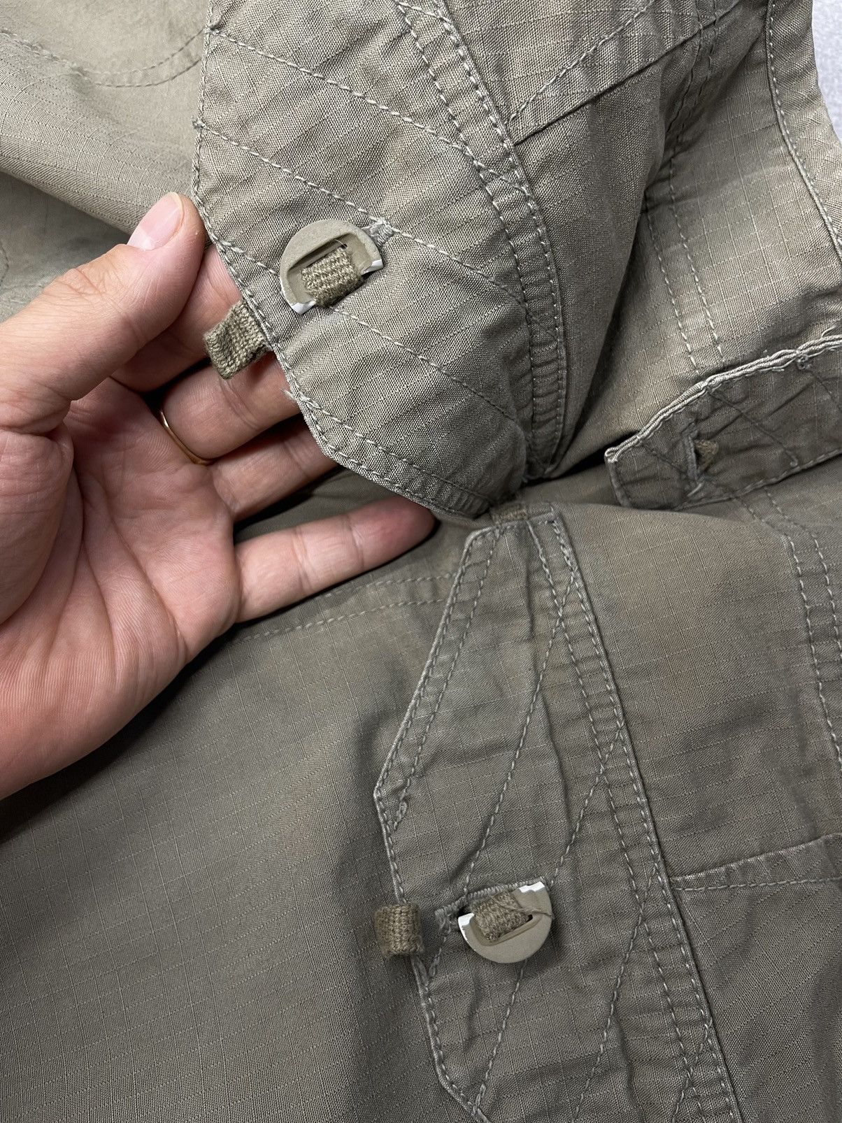 Vintage Nike Cargo Pants Grey Y2K Drill ACG Nylon TN