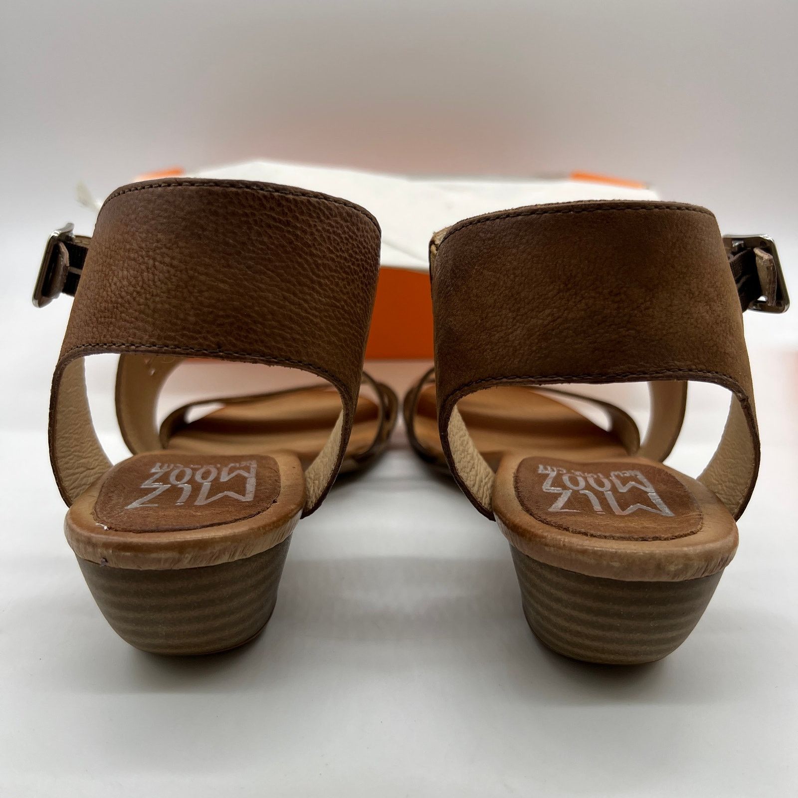 Other Miz Mooz Leather Heeled Sandals Womens Size 7.5 Brown Cienna Size US 7.5 / IT 37.5 - 4 Thumbnail