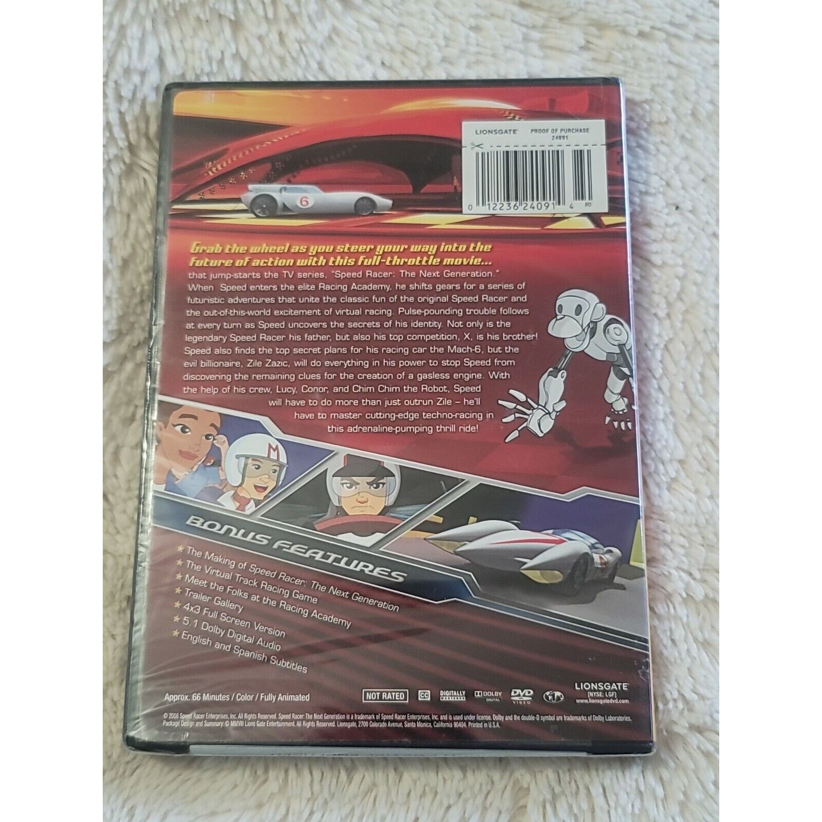 Other Speed Racer: The Next Gen The Beginning (2008) DVD Brand New Size ONE SIZE - 2 Thumbnail