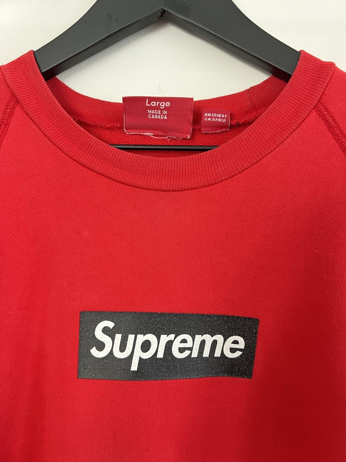 Supreme 2006 SUPREME SCREENPRINT BOX LOGO CREWNECK RED SIZE LARGE Size US L / EU 52-54 / 3 - 2 Thumbnail
