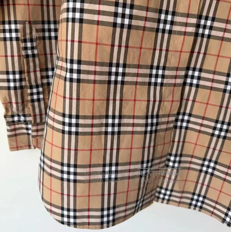 Burberry Burberry Khaki Check Long Sleeve Shirt. Size S / US 4 / IT 40 - 3 Thumbnail