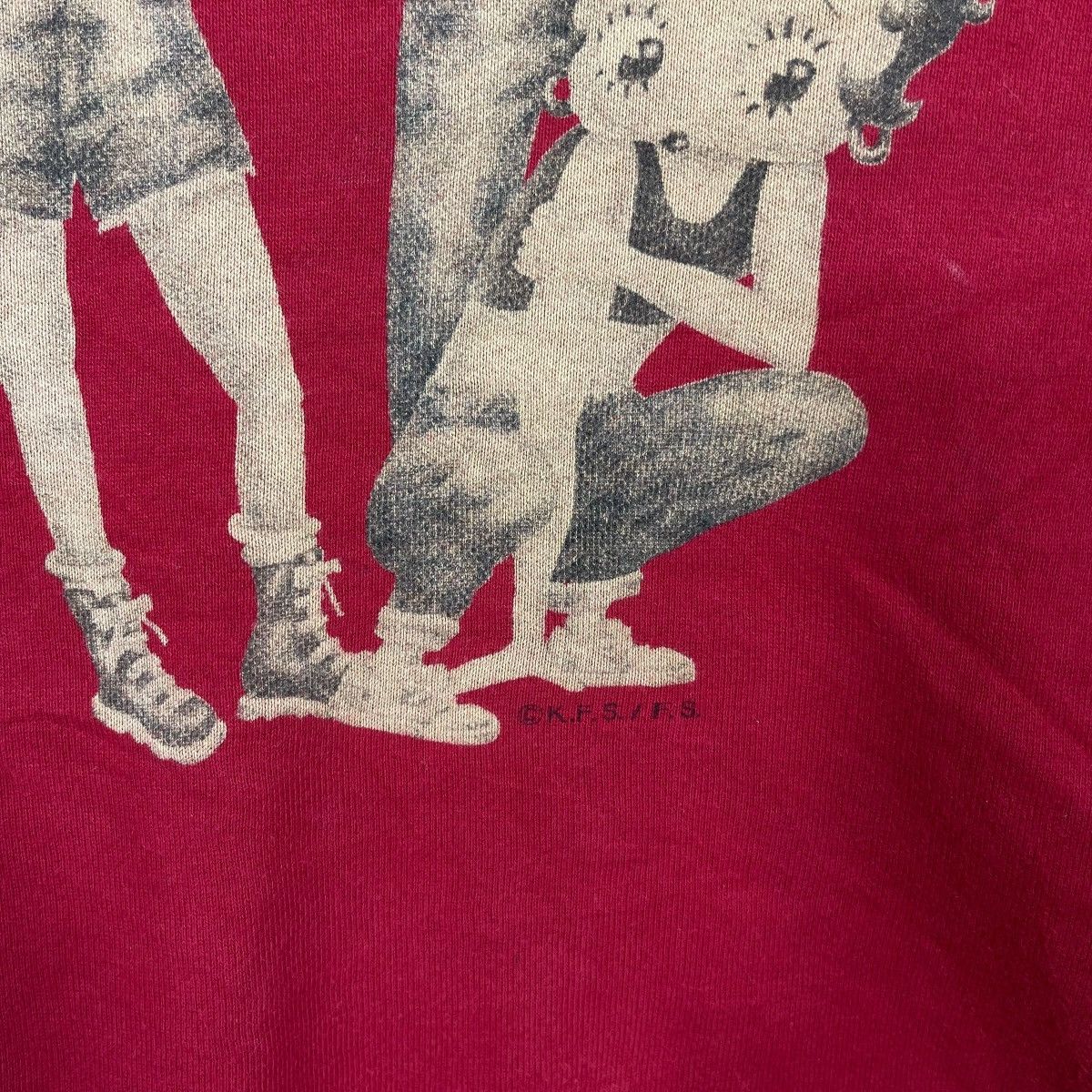 Vintage Betty Boop Graphic Sweatshirt Pullover Red Vintage Style Size XL / US 12-14 / IT 48-50 - 5 Thumbnail