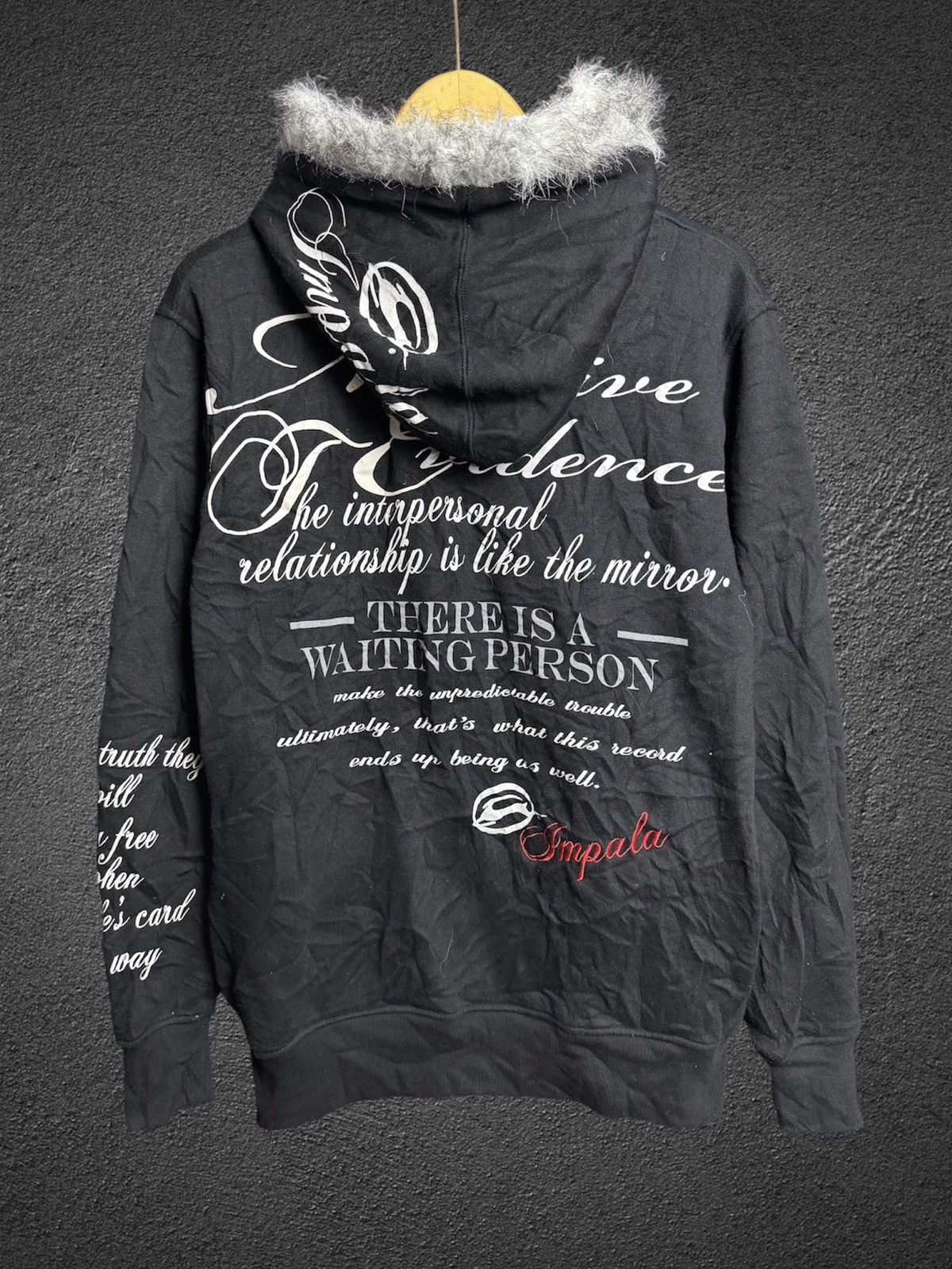 If Six Was Nine × Japanese Brand × Le Grande Bleu (L.G.B.) Fur poem impala hoodie zipper Size US M / EU 48-50 / 2 - 2 Thumbnail