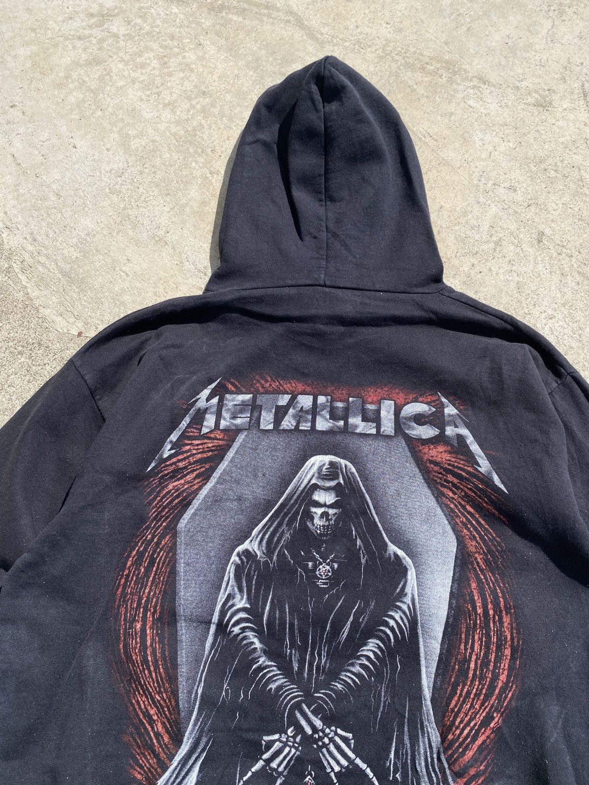 Band Tees Sunfaded Thrashed Metallica Hoddie Size US S / EU 44-46 / 1 - 17 Thumbnail