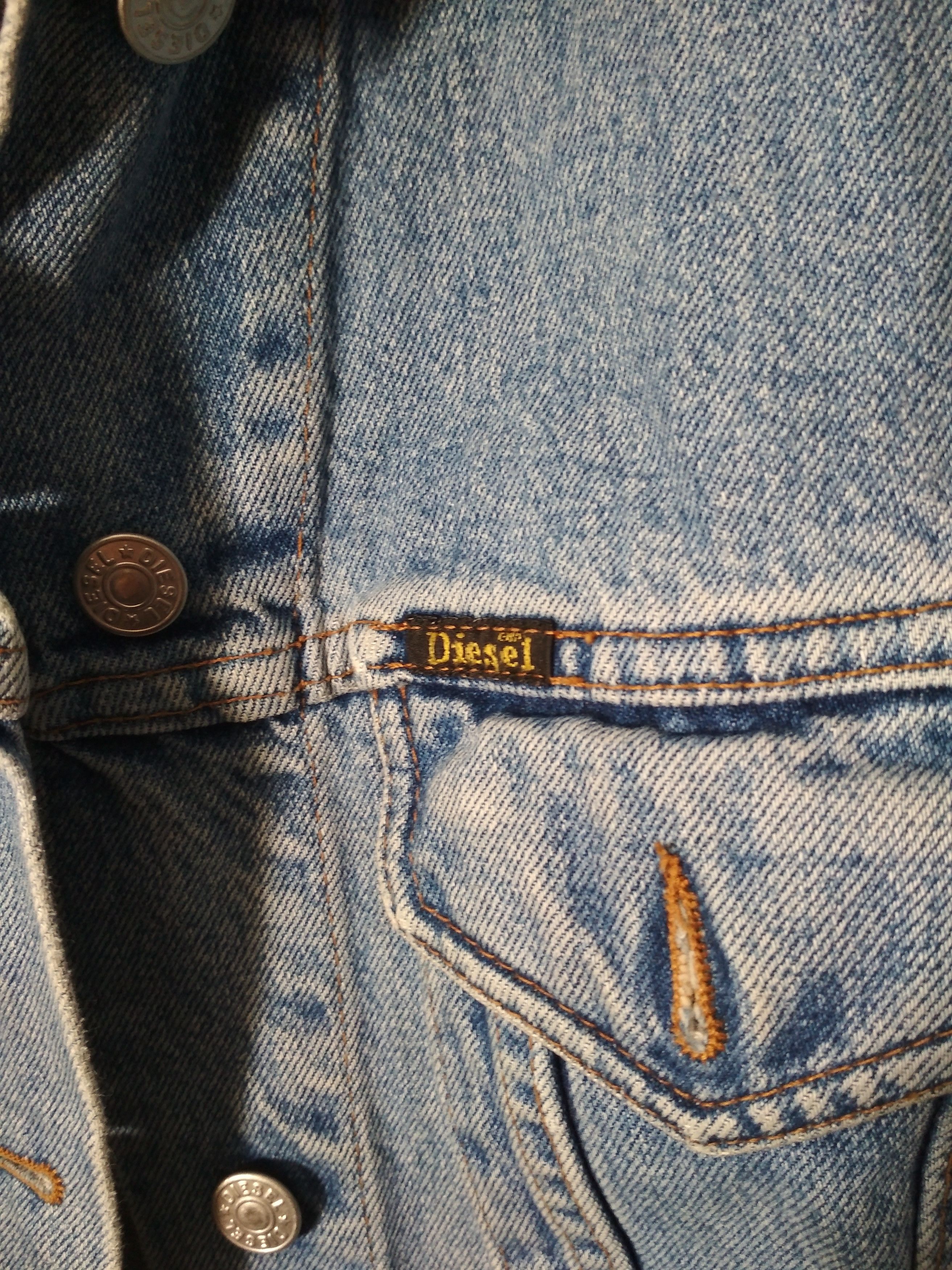 Diesel × Vintage Vintage Diesel Denim Vest made in Italy M Size M / US 6-8 / IT 42-44 - 4 Thumbnail